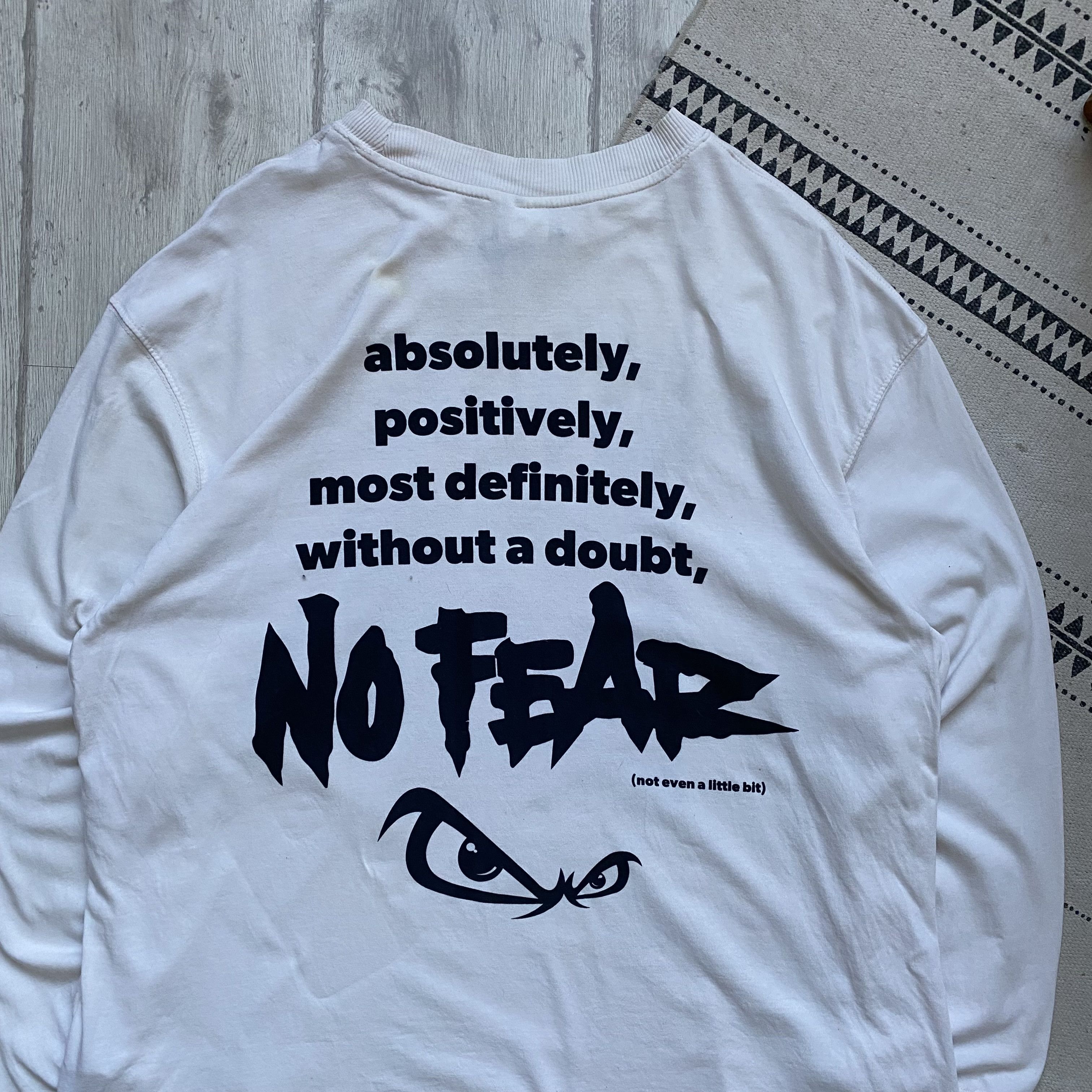 No Fear 🖤 NO FEAR big logo longsleeve t-shirt oversized Skater Size US L / EU 52-54 / 3 - 9 Thumbnail