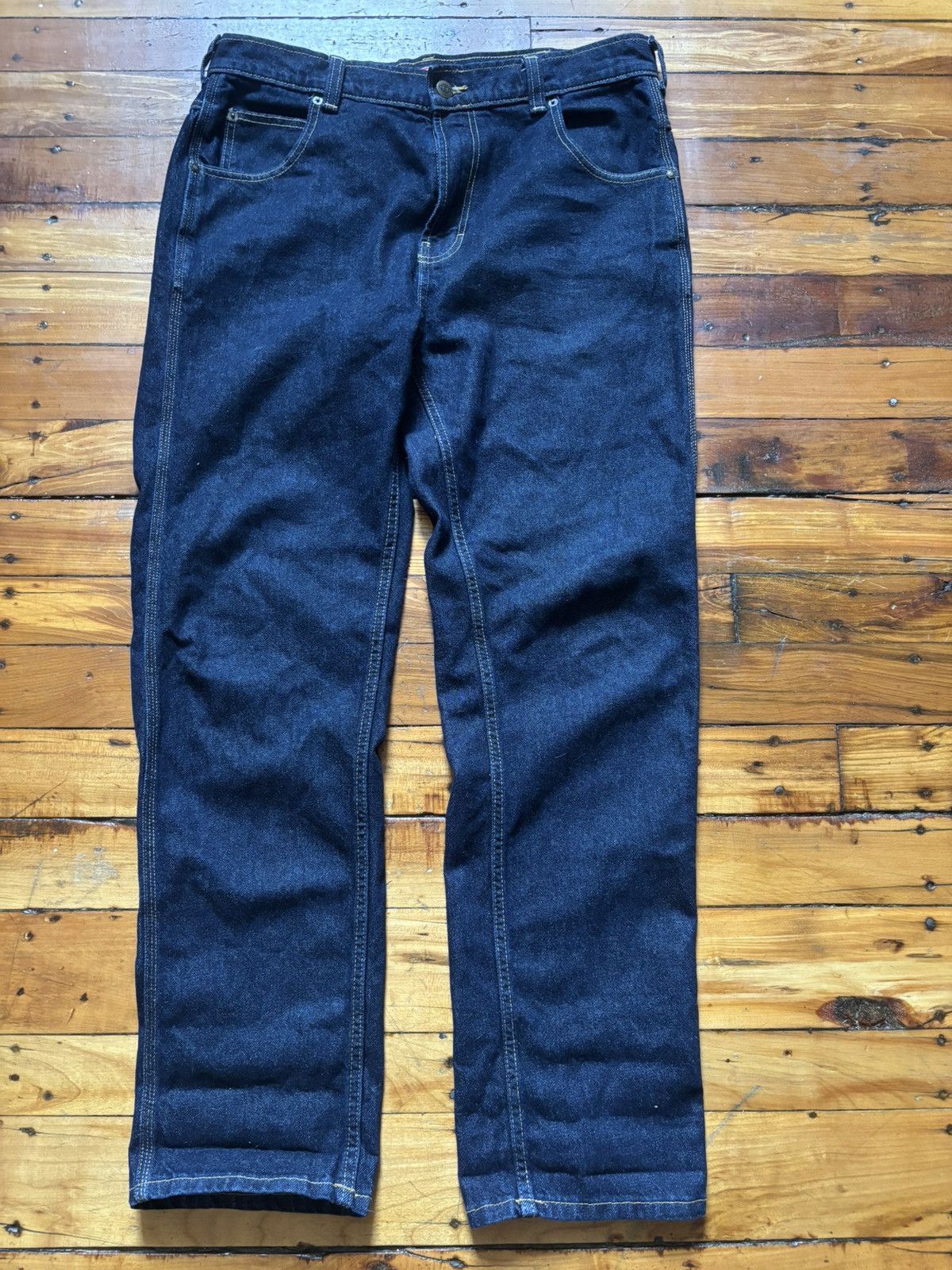 Dickies Dickies Houston Denim (Rinsed Indigo Blue) 34x32 Regular Fit Size US 34 / EU 50 - 1 Thumbnail