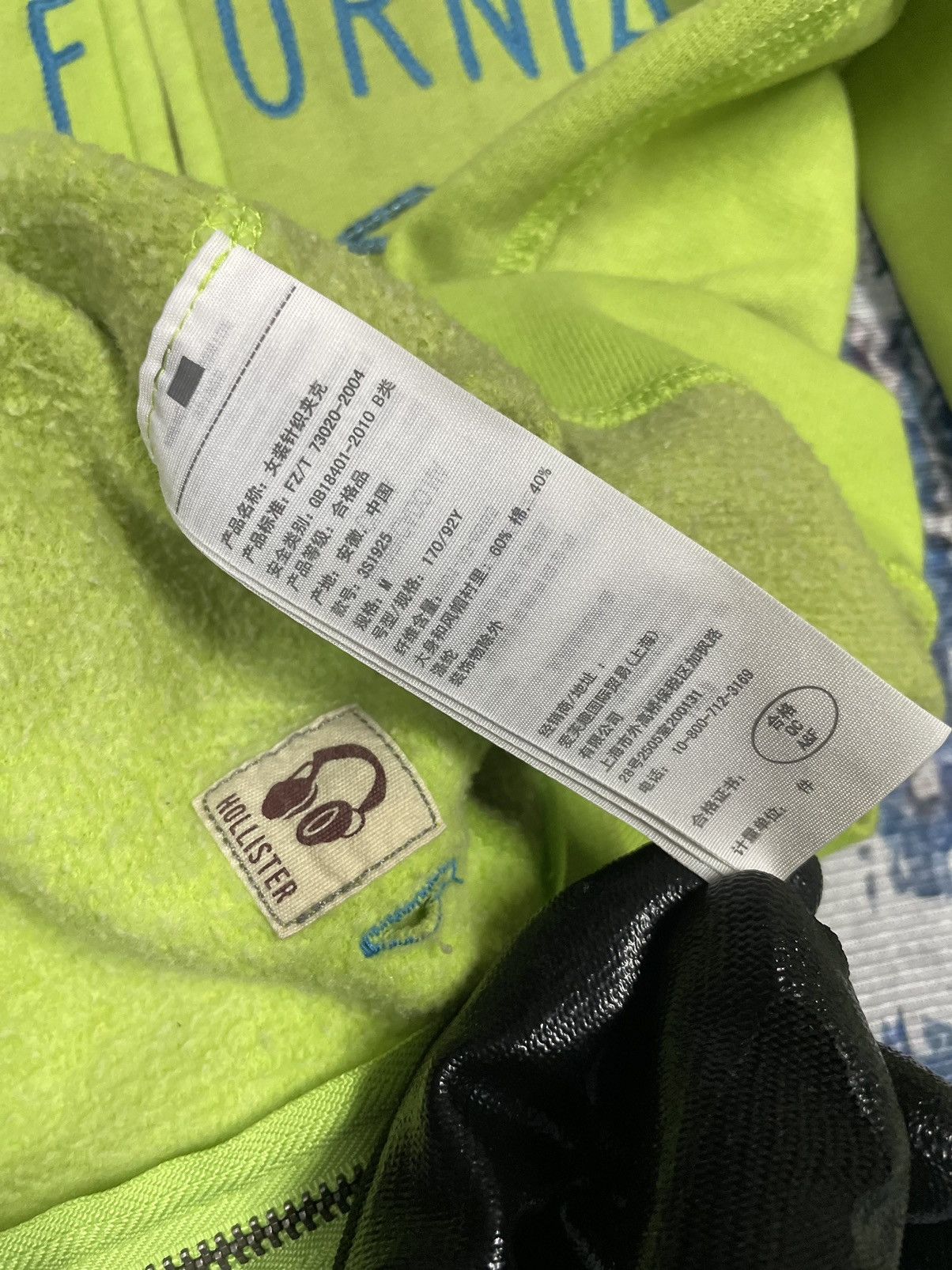 Hollister Y2k Hollister hoodie sweatshirt zip spell out abercrombie Size XS / US 0-2 / IT 36-38 - 6 Thumbnail