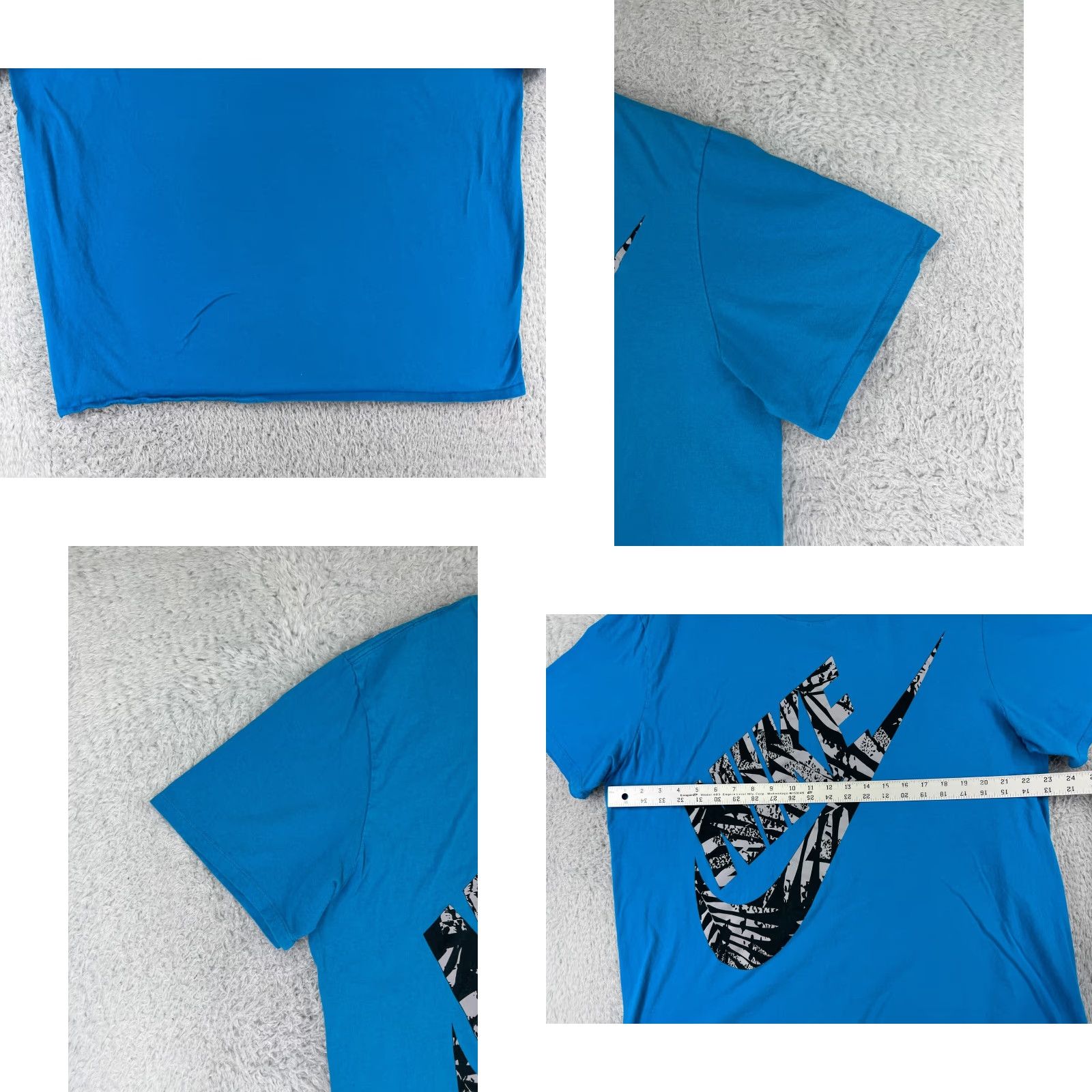 Nike Nike Shirt Mens 2XL Blue Logo Swoosh Palm Leaf Short Sleeve Crew Neck T-Shirt Size US XXL / EU 58 / 5 - 8 Thumbnail