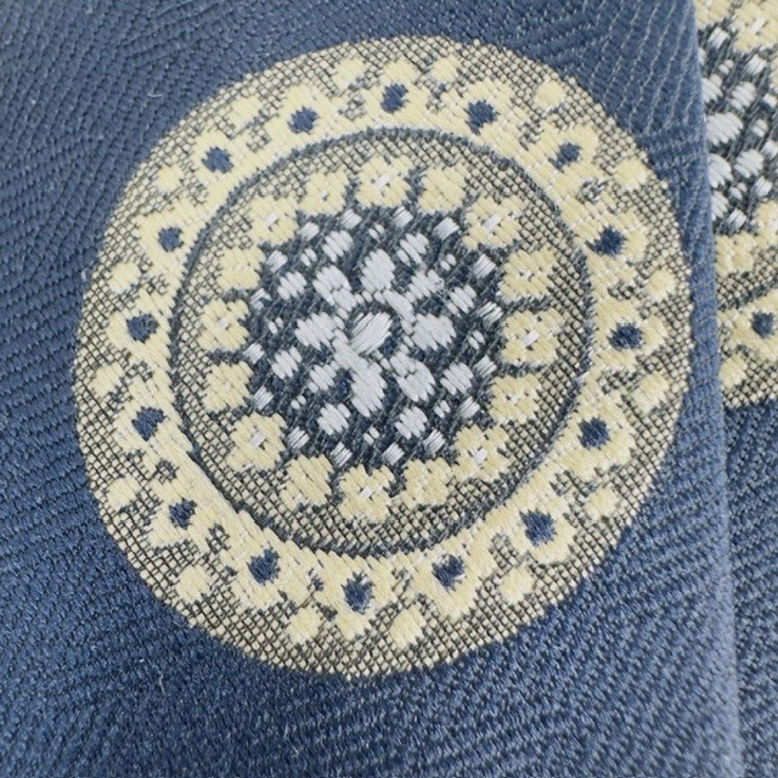 Other Damon Necktie Navy w/Floral Disk & Bouquets Union Preppy VTG Size ONE SIZE - 9 Thumbnail