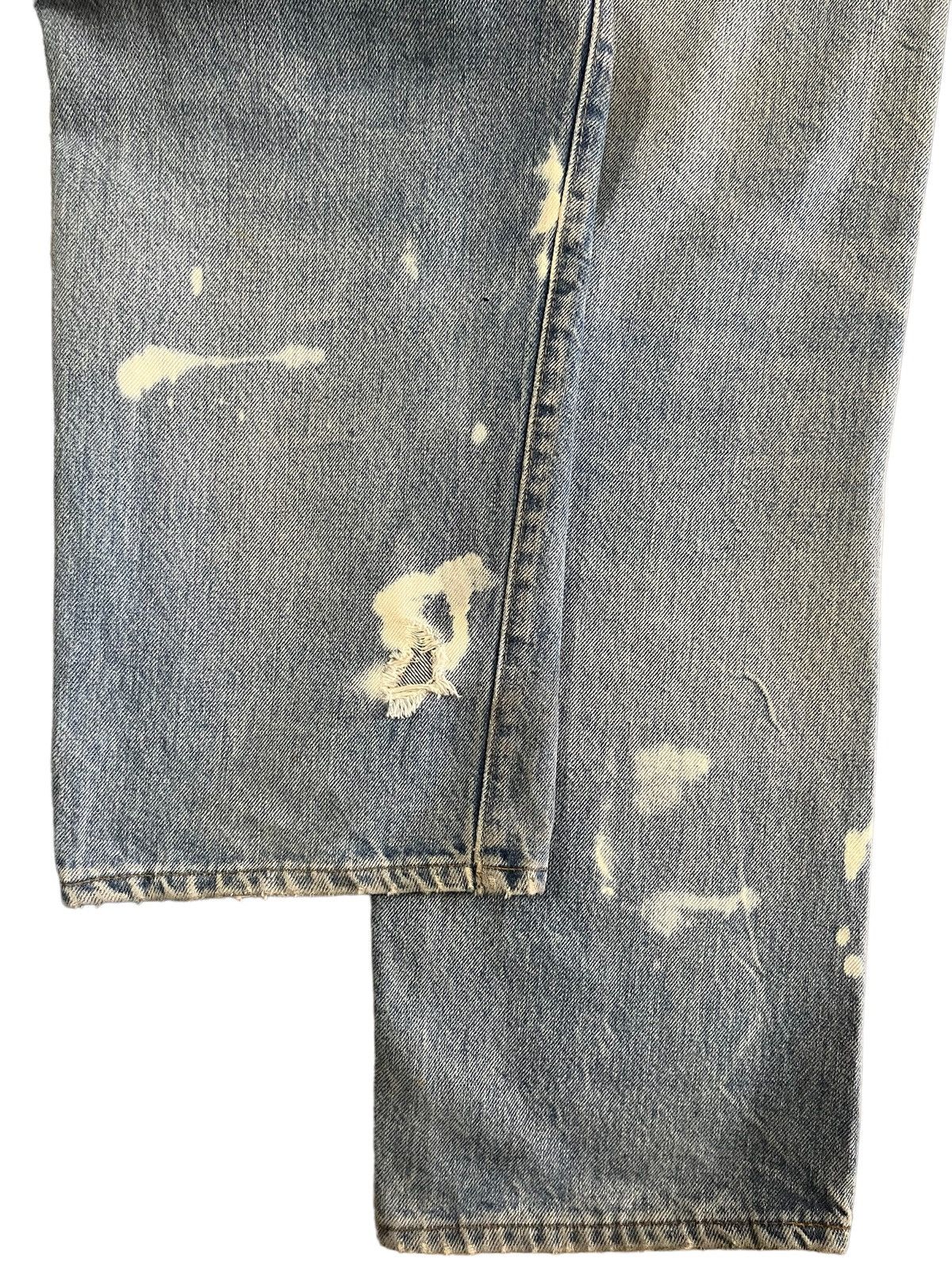 Levi's Vintage 70s Levis 501 Selvedge Button Stamp #2 Destroy Jeans Size US 34 / EU 50 - 6 Thumbnail