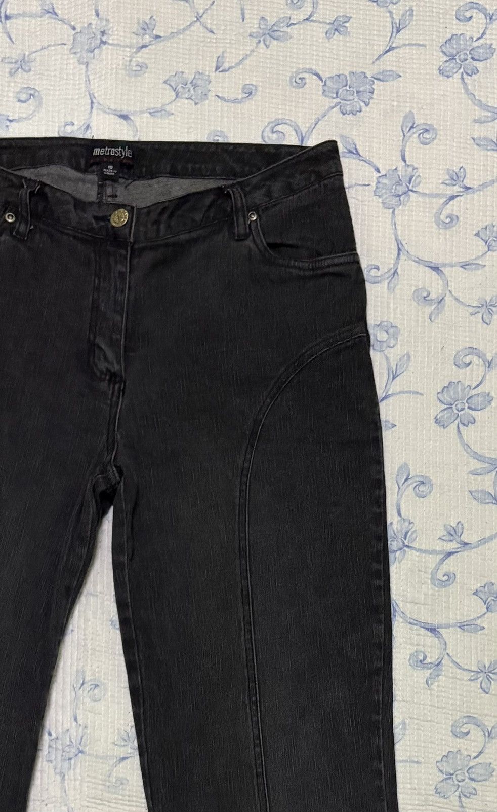 Other Metro Style Streetwear Flared Denim Jeans Size US 30 / EU 46 - 7 Thumbnail