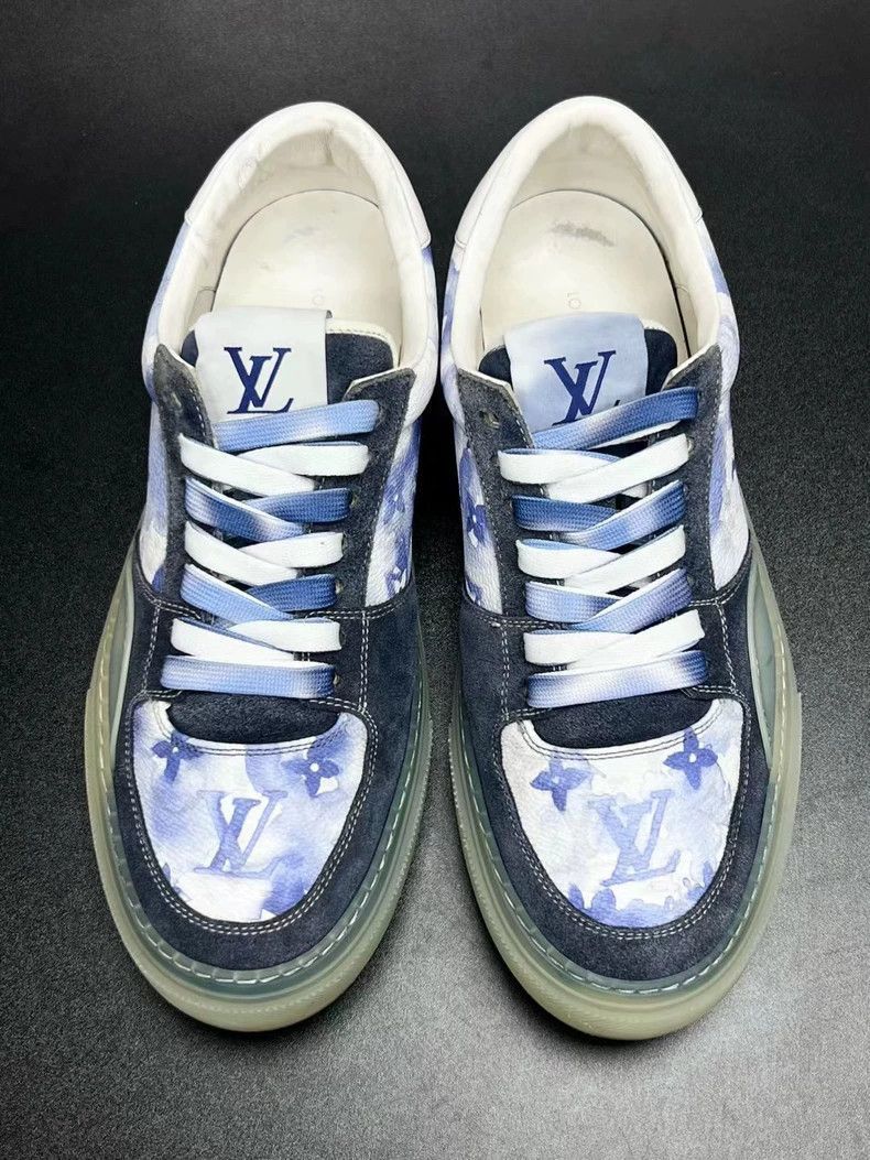Louis Vuitton LV OlIie blue tie-dye casual sneakers-2507 Size US 10 / EU 43 - 2 Thumbnail