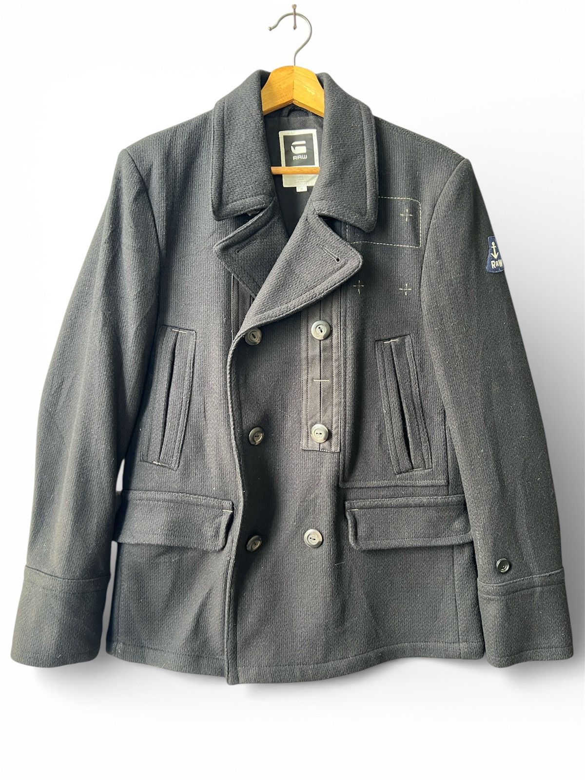 G-Star G-Star RAW double-breasted wool coat Size US M / EU 48-50 / 2 - 1 Thumbnail