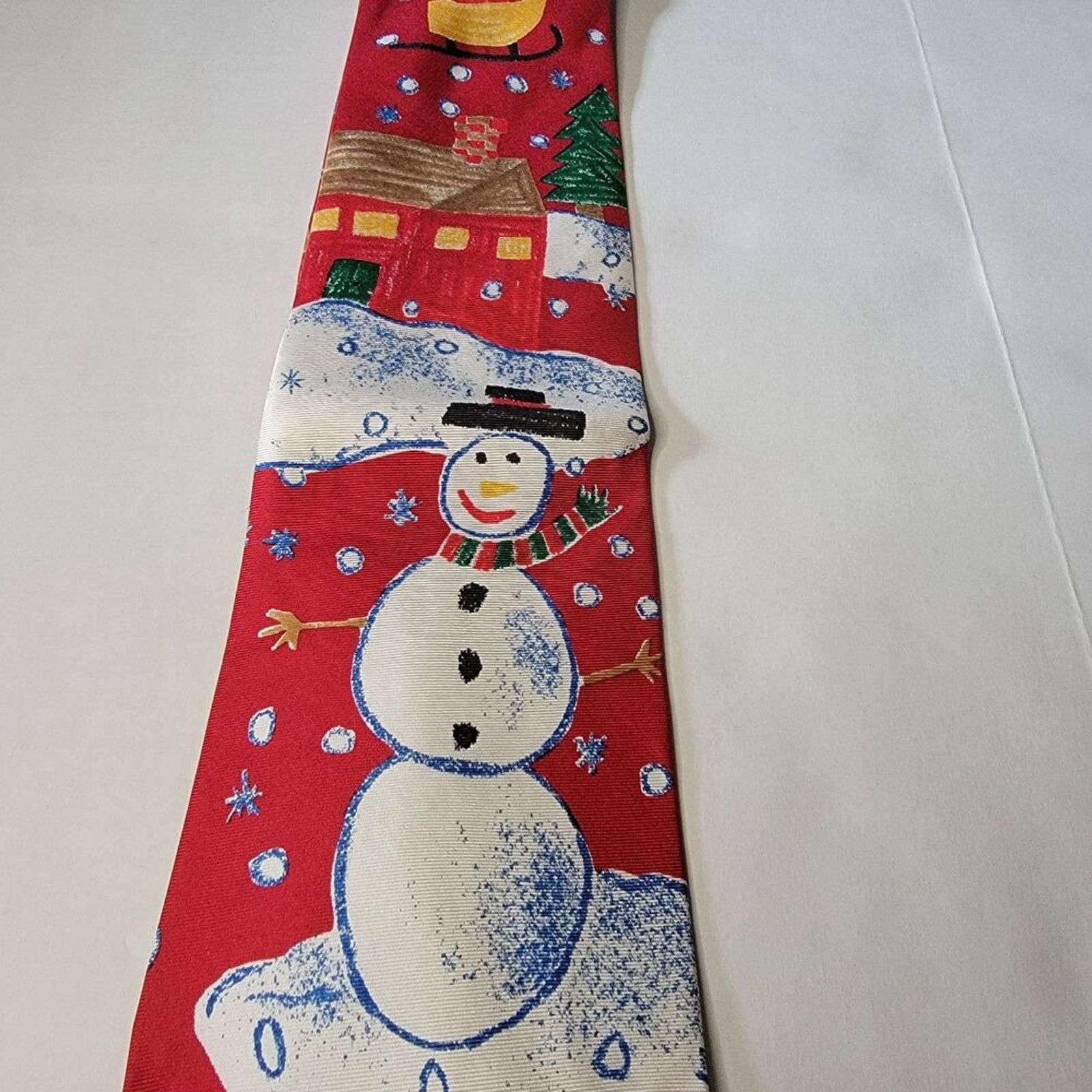Other Save The Children Christmas Tie "Here Comes Santa" By Laura Size ONE SIZE - 1 Thumbnail