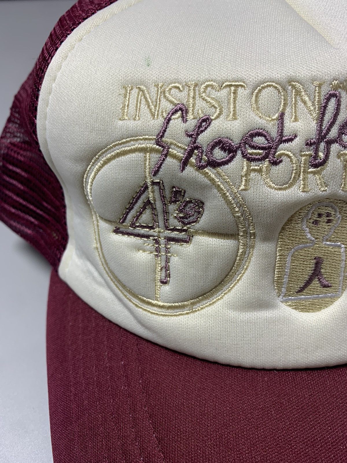 FOUR ATELIER FOUR ATELIER “WINE” TRUCKER HAT Size ONE SIZE - 4 Thumbnail