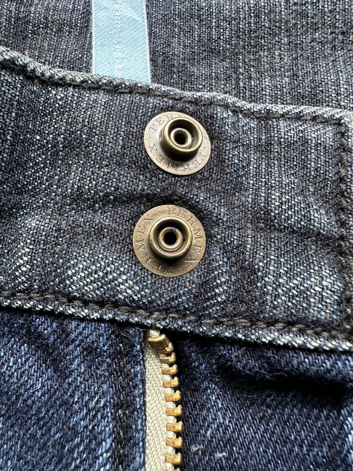 Japanese Brand Bloomy Asterisk hybrid indigo dyed denim Size US 31 - 20 Thumbnail