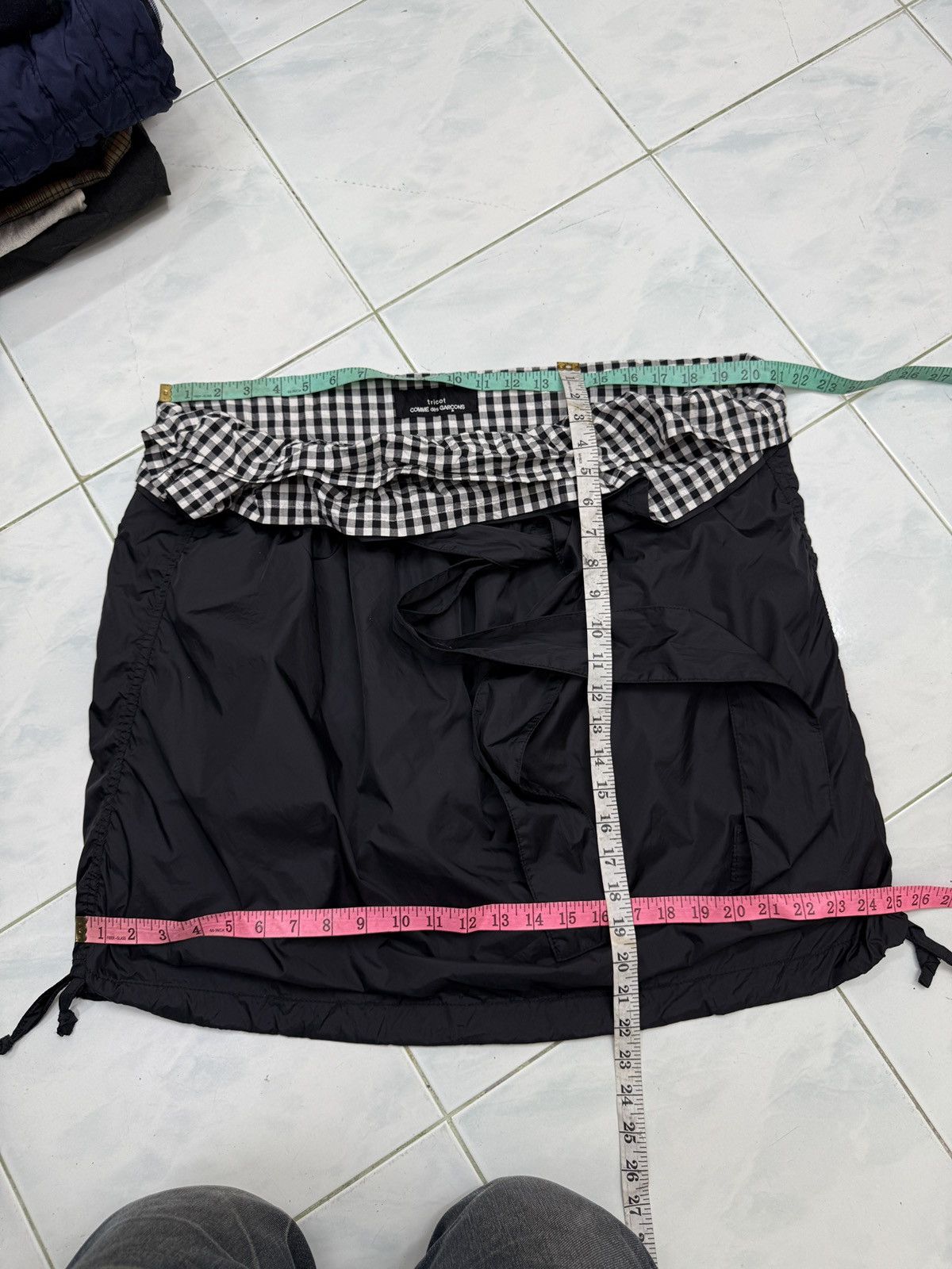 Tricot Comme des Garcons 🔥🔥🔥ARCHIVE TRICOT COMME DES GARCONS ADJUSTABLE WAIST SKIRTS Size 34" / US 12 / IT 48 - 11 Thumbnail