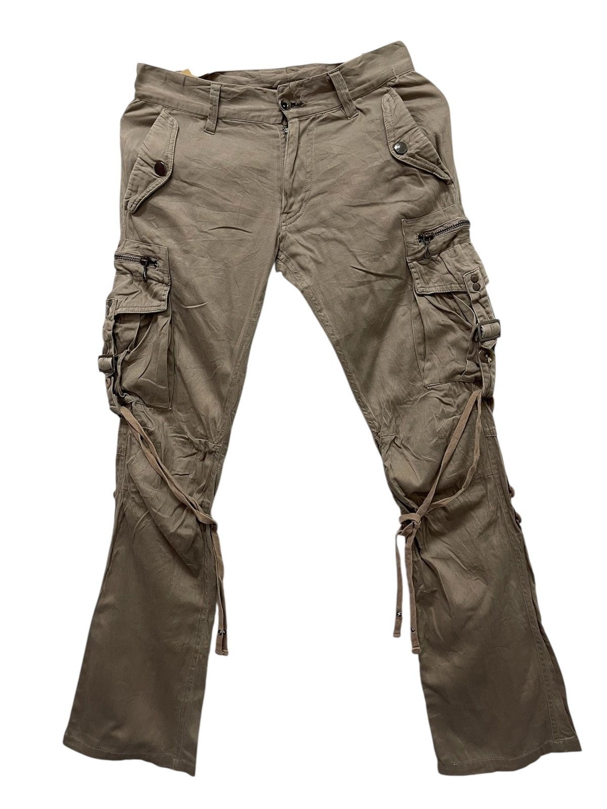 FLARE 90’s BONDAGE BOOTCUT PANTS STREETWEAR