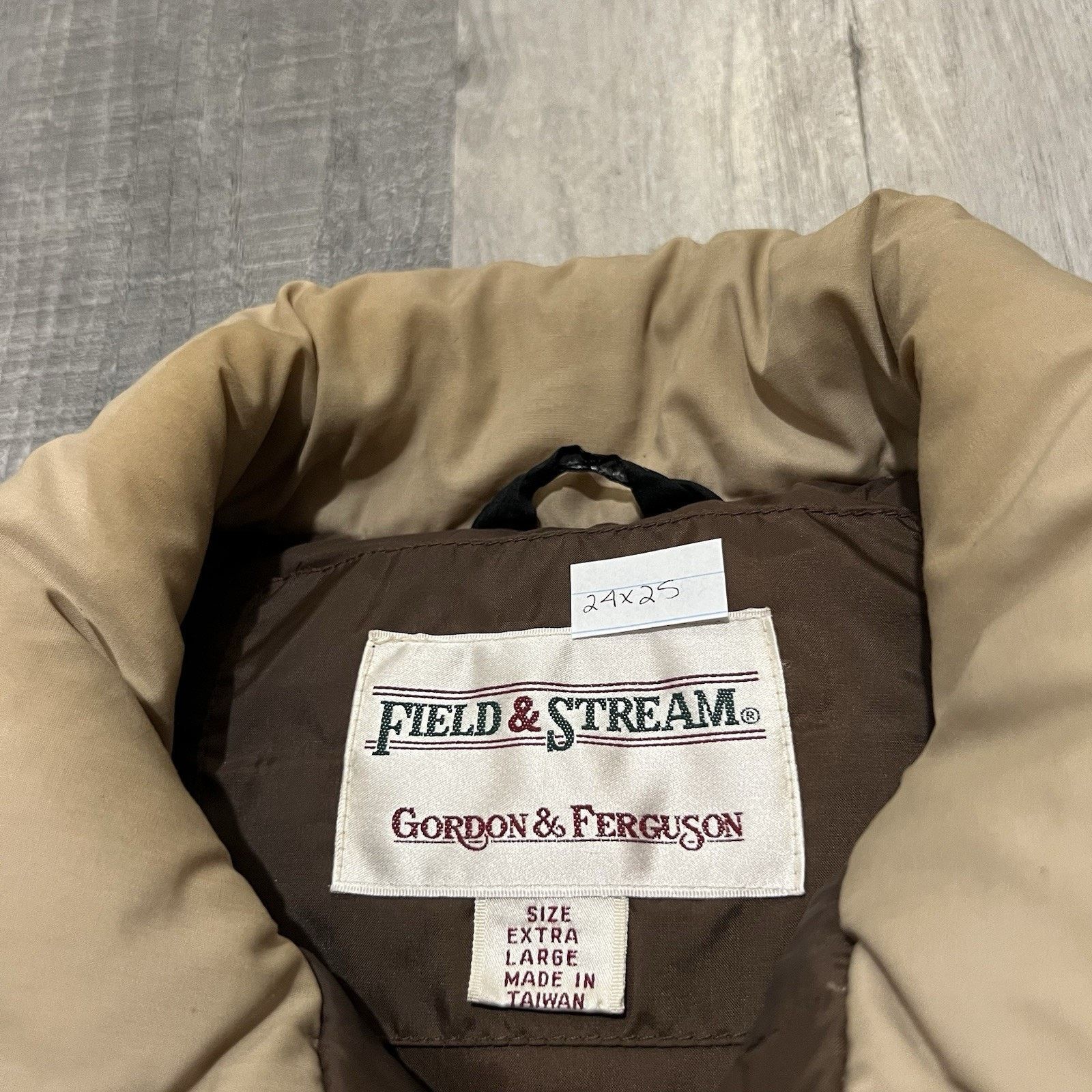 Field & Stream VTG Field And Stream Gordon Ferguson Down Puffer Vest Tan XL Size US XL / EU 56 / 4 - 6 Thumbnail