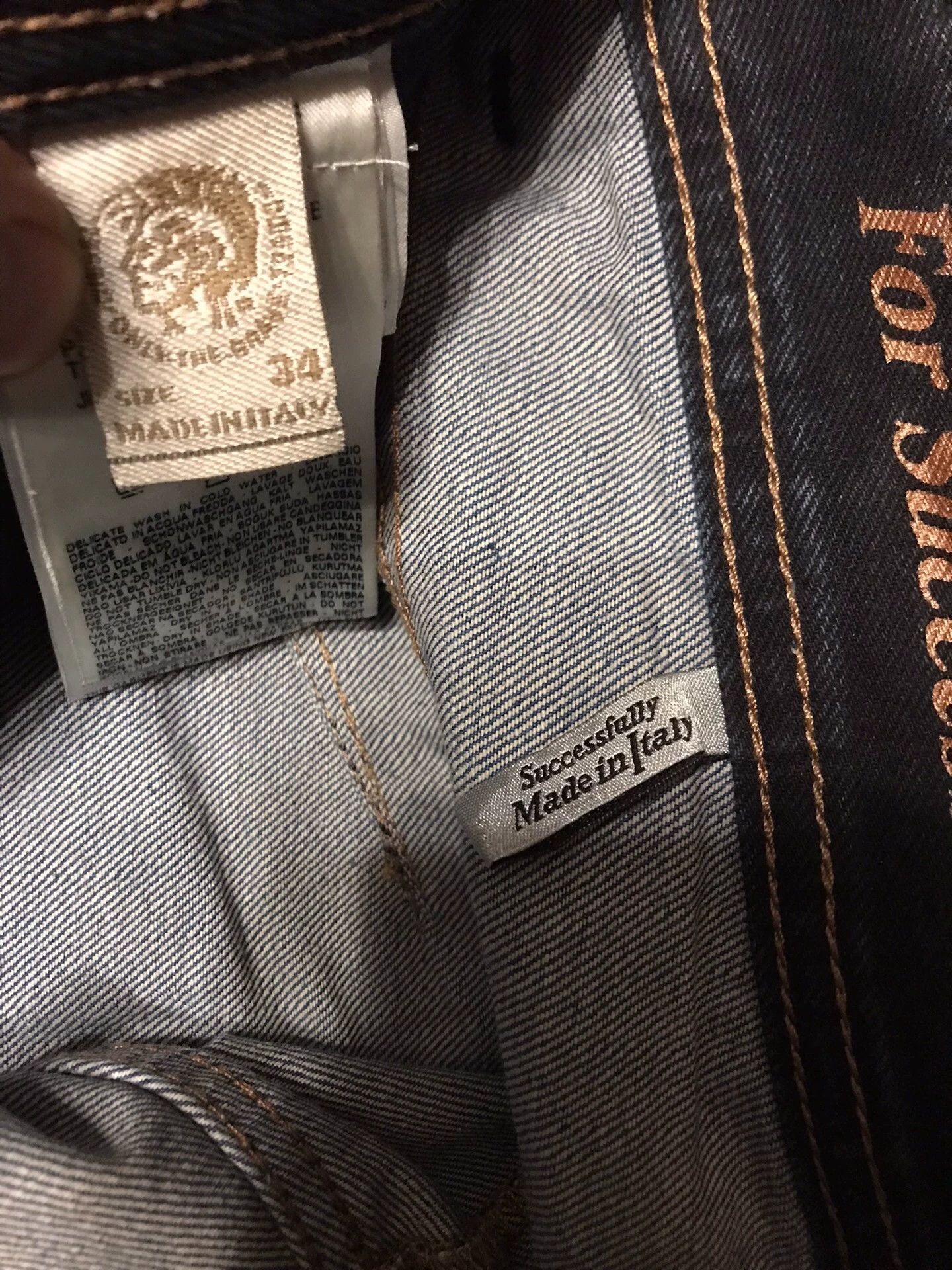 Diesel Diesel New 34W Italy Distressed Jeans Size US 34 / EU 50 - 5 Thumbnail