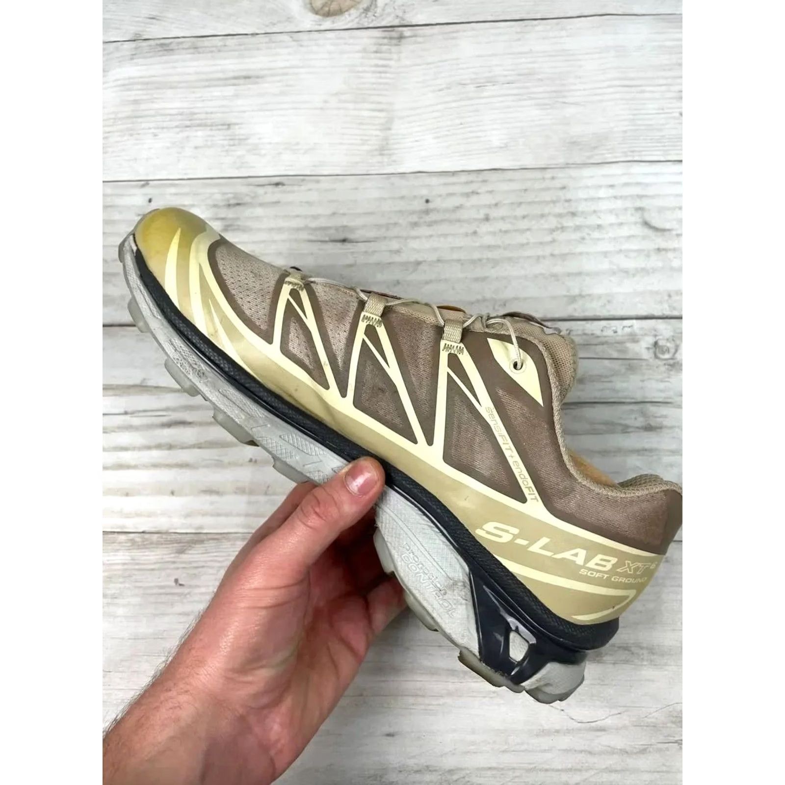 Salomon Salomon XT-6 Sneaker Men Size US 10 Beige Nike? Size US 10 / EU 43 - 7 Thumbnail