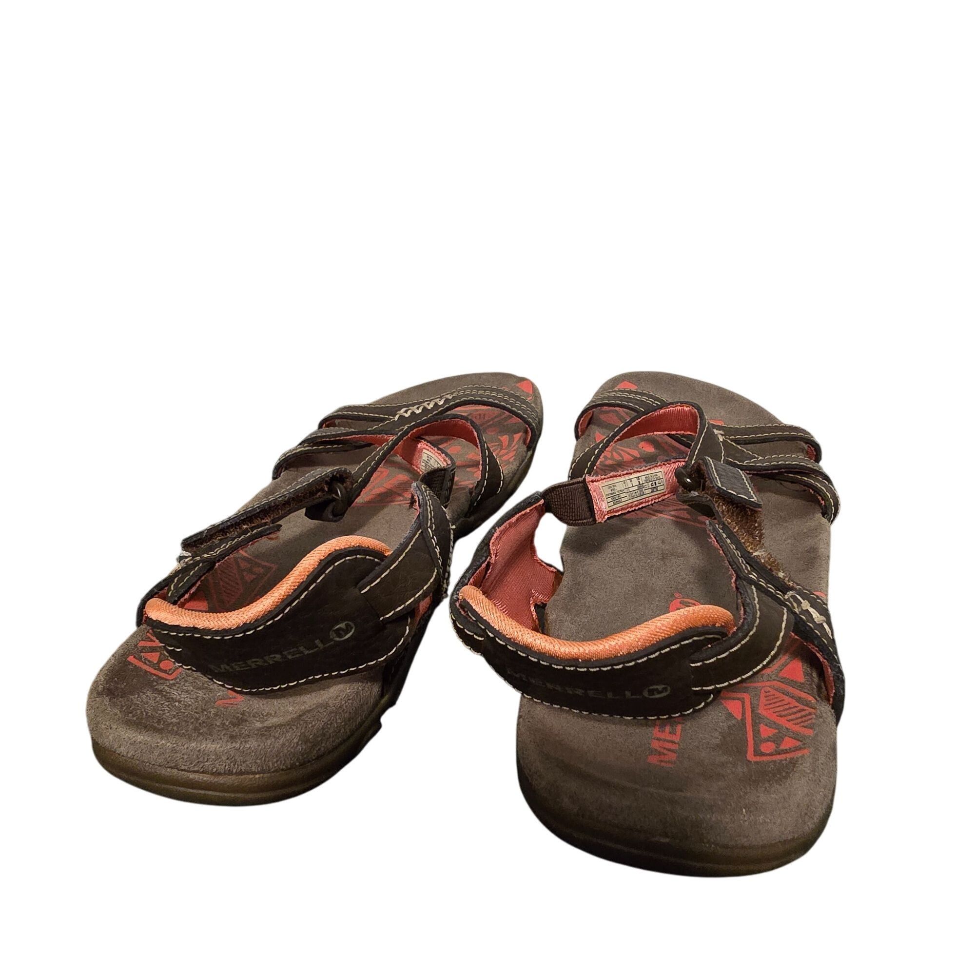 Merrell Merrell Brown Leather Performance Sandals Womens Size 7 Size US 7 / IT 37 - 3 Thumbnail