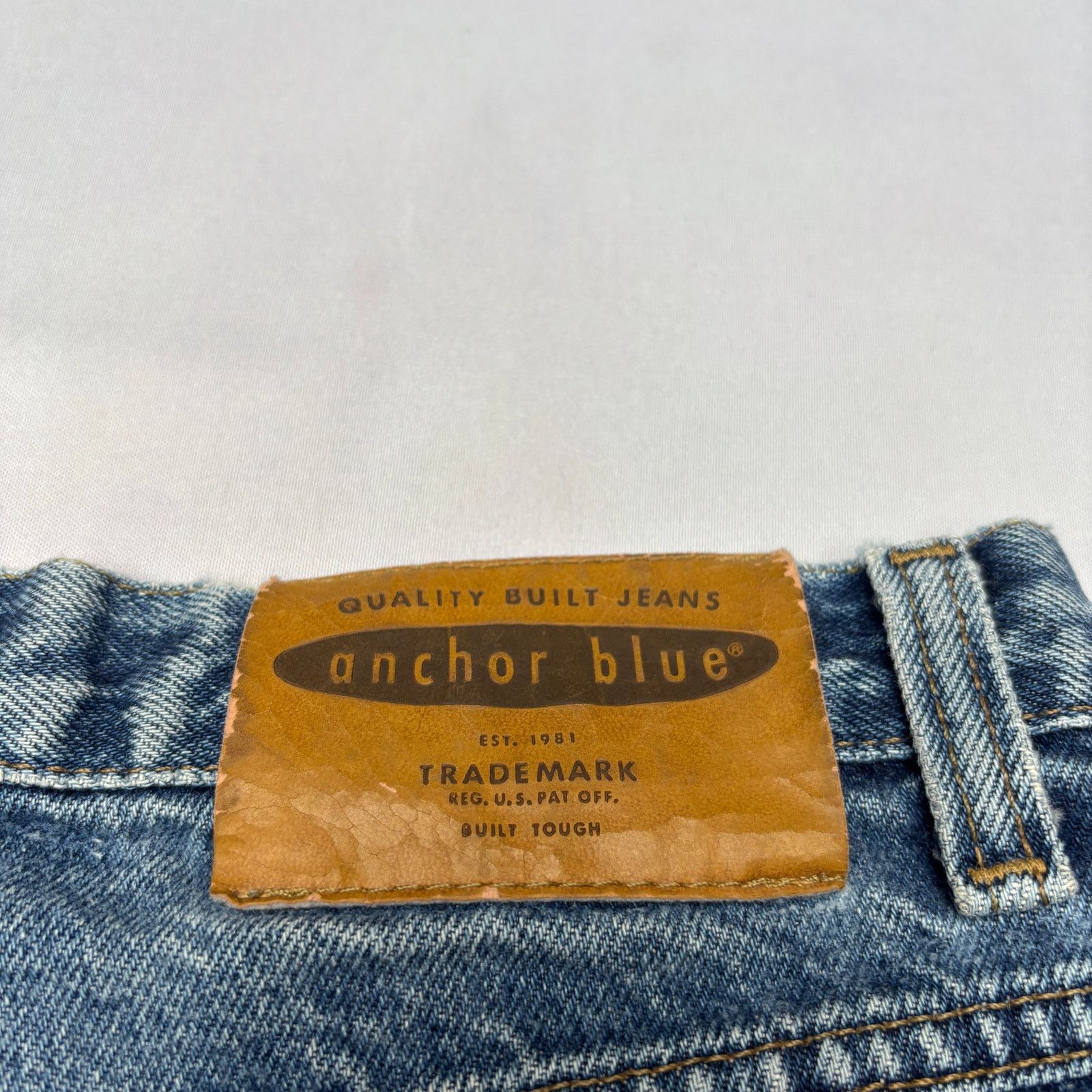 Anchor Blue × Vintage Vintage Anchor Blue 12.5" Baggy Denim Shorts Men's 28 Y2K Size US 28 / EU 44 - 3 Thumbnail