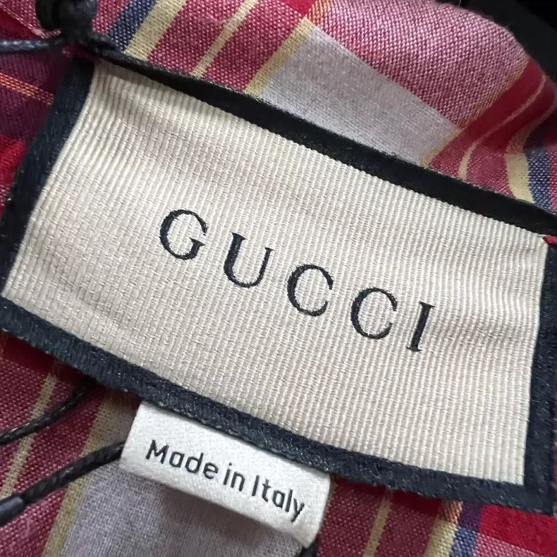 Gucci GucciAnimal embroidered plaid shirt 2503-Nextarrow Size US S / EU 44-46 / 1 - 4 Thumbnail