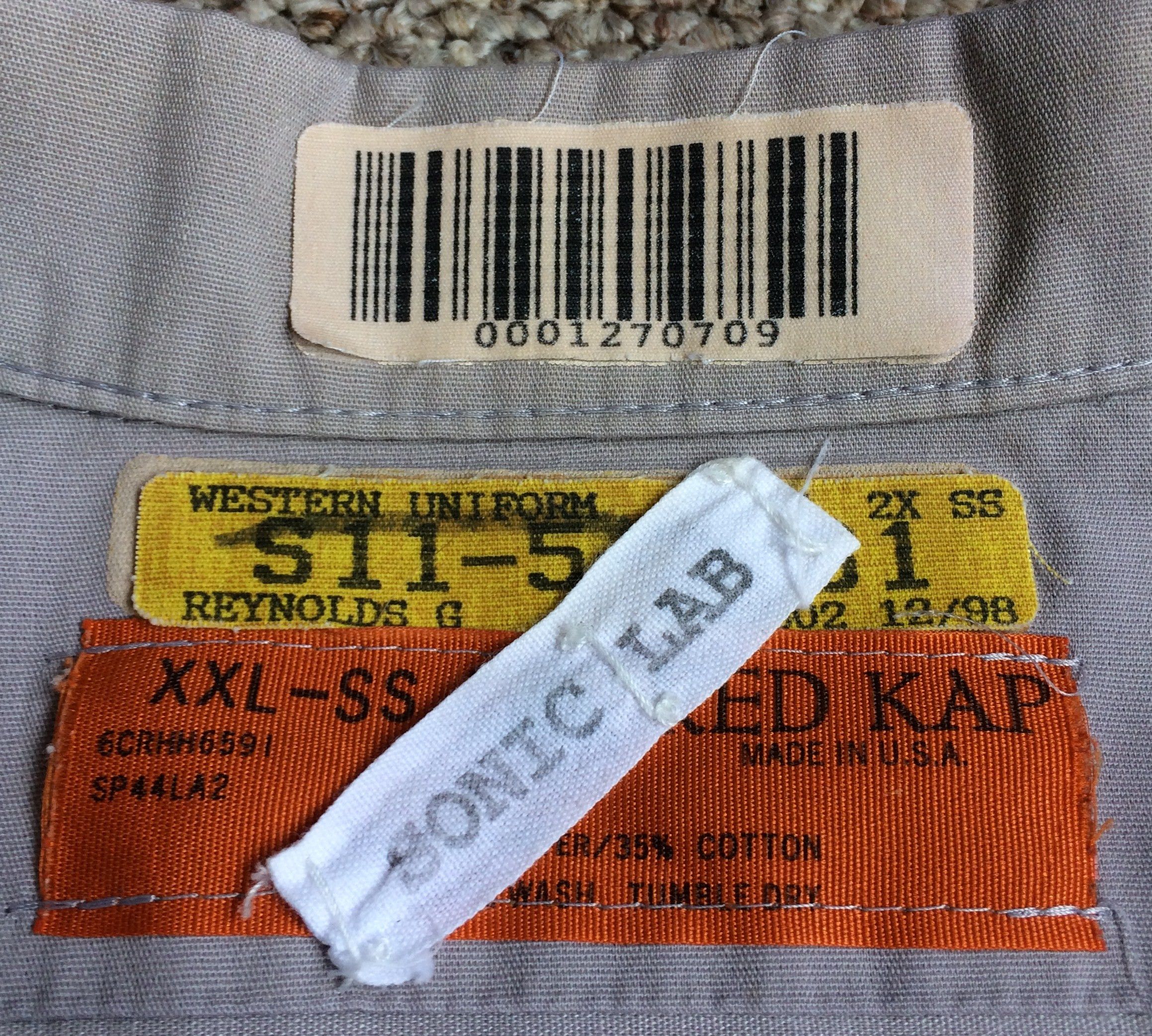 Sonic Lab Early 7 Cut Rebuild Work Shirt! Size US L / EU 52-54 / 3 - 5 Thumbnail
