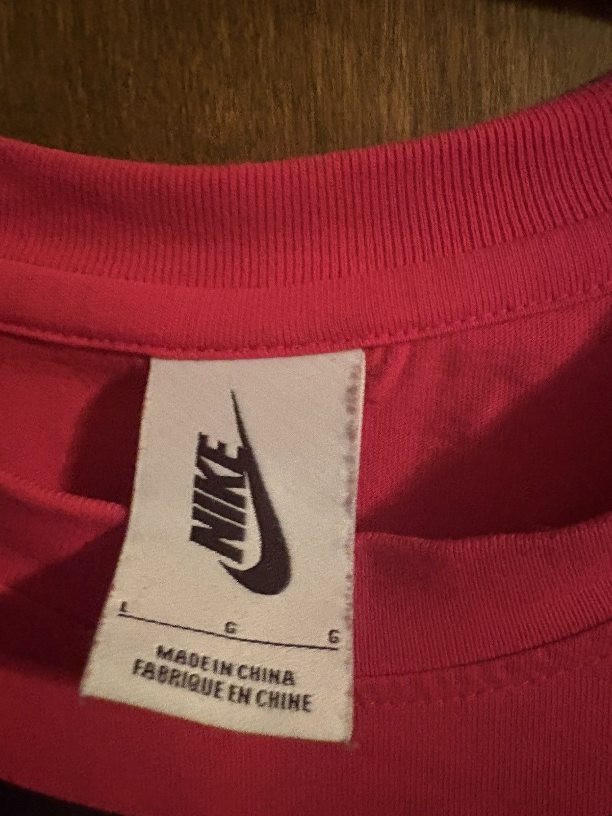 Nike × Off-White Nike Off White Pink Shirt Large lightly worn Virgil Size US L / EU 52-54 / 3 - 4 Thumbnail