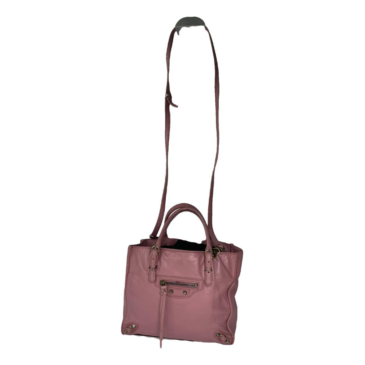 Balenciaga City Pink Leather Handbag Size ONE SIZE - 1 Thumbnail