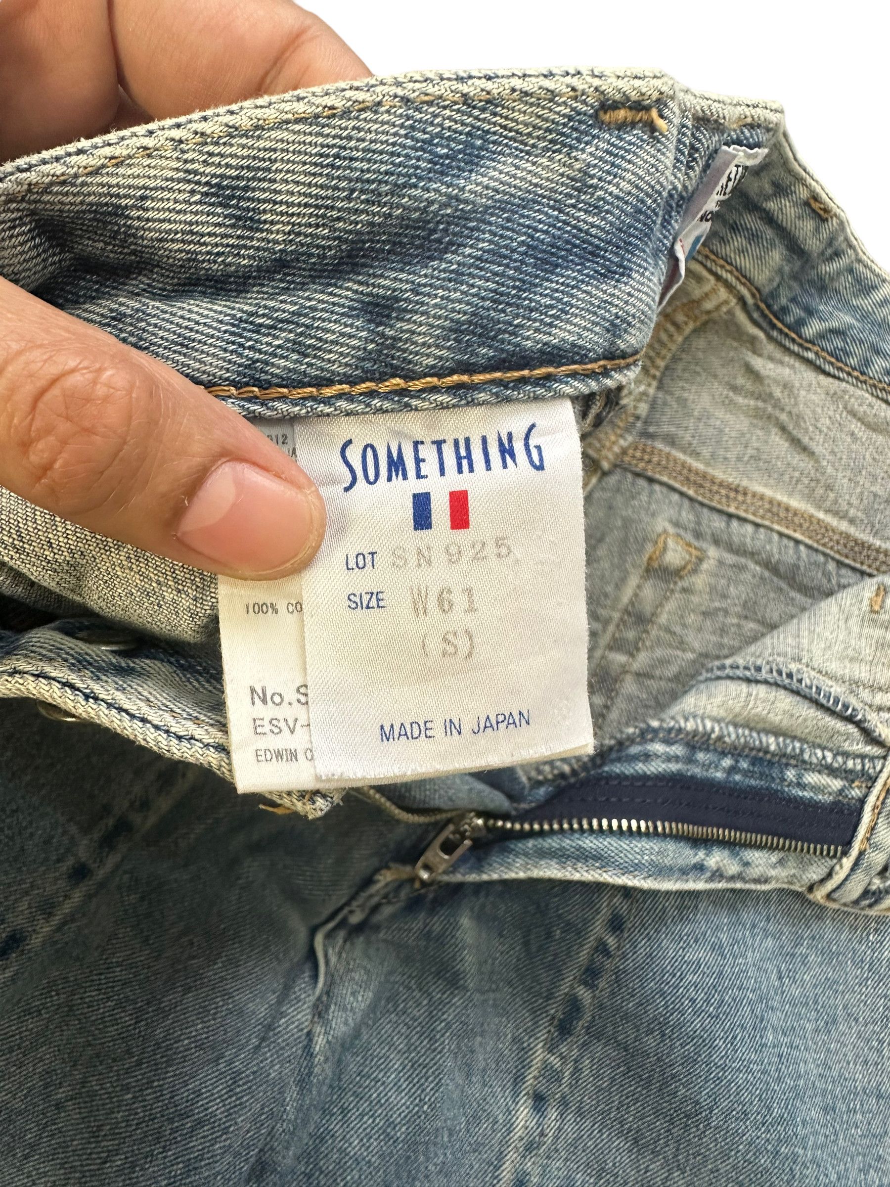 Edwin SUPER FLARE🔥EDWIN SOMETHING FRENCH JEANS #7926-190 Size 28" / US 6 / IT 42 - 8 Thumbnail