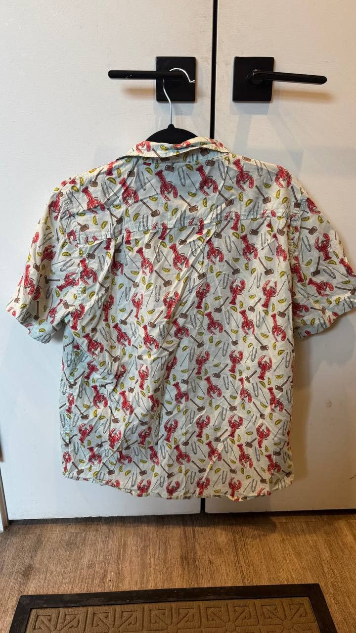Retrofit Retrofit Brand Mfg Lobster Print Button Down Shirt Size L Size US L / EU 52-54 / 3 - 8 Thumbnail