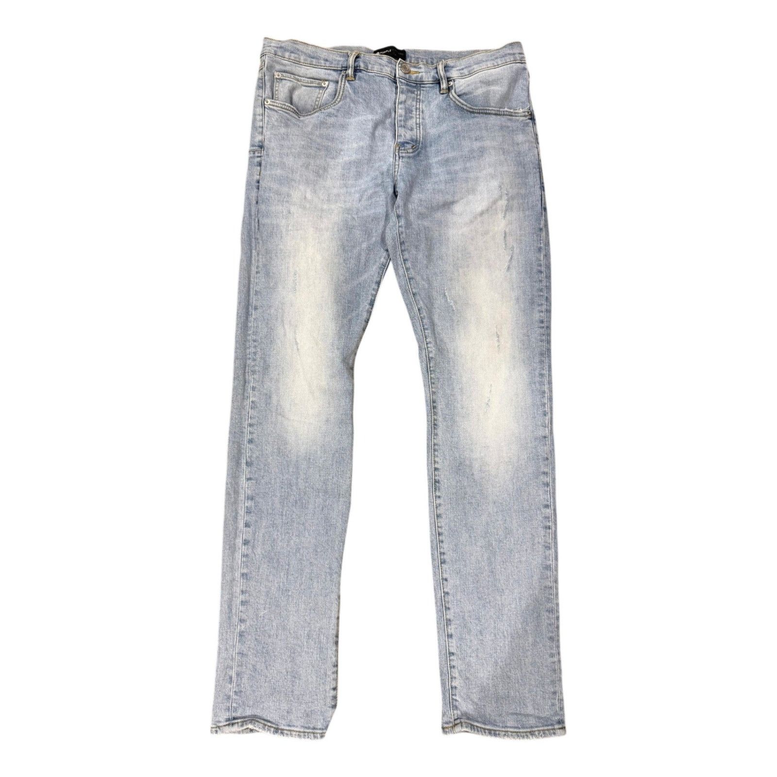Purple Brand Purple Brand Plain Light Wash Jeans Size US 36 / EU 52 - 1 Thumbnail