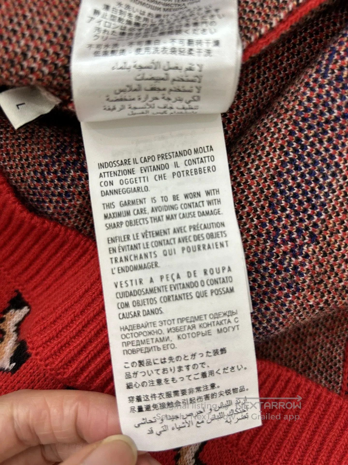 Gucci Gucci Red Pig New Year Limited Cardigan. Size L / US 10 / IT 46 - 8 Thumbnail