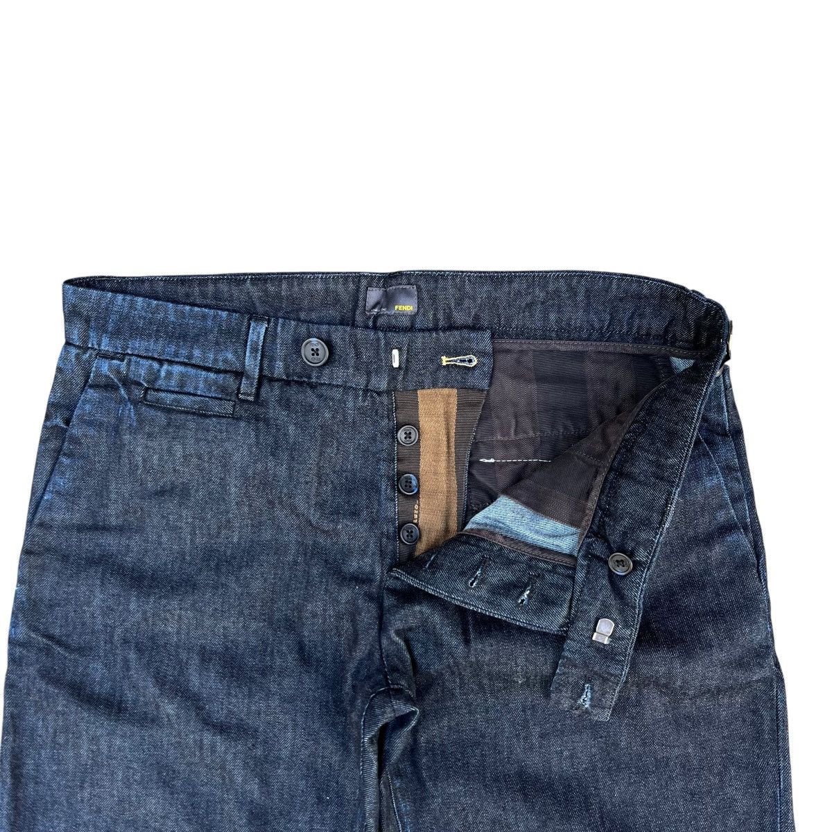 Fendi Denim Pants Fendi Blue Jeans Size US 35 - 3 Thumbnail