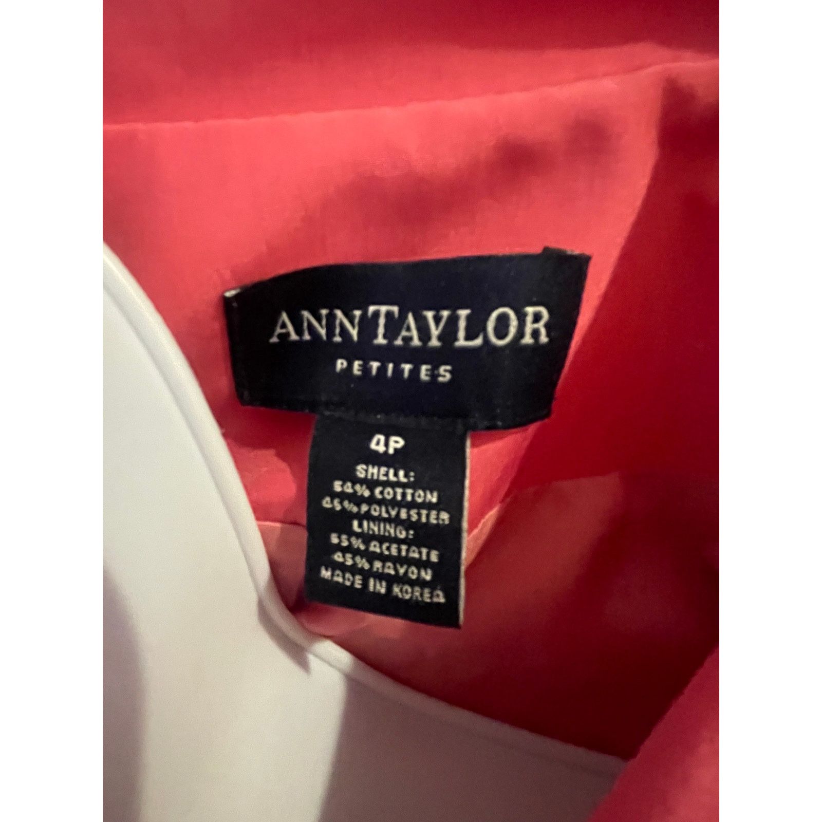 Ann Taylor Ann Taylor Petite Pink Button Lightweight Dress Coat Size S / US 4 / IT 40 - 2 Thumbnail