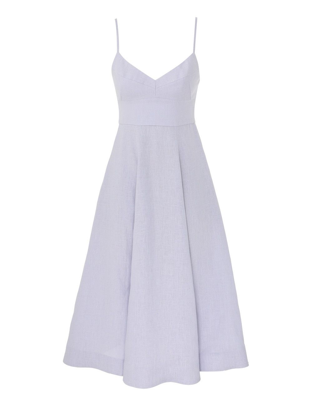 oc11z0825 Midi Picnic Dress in Sky Blue