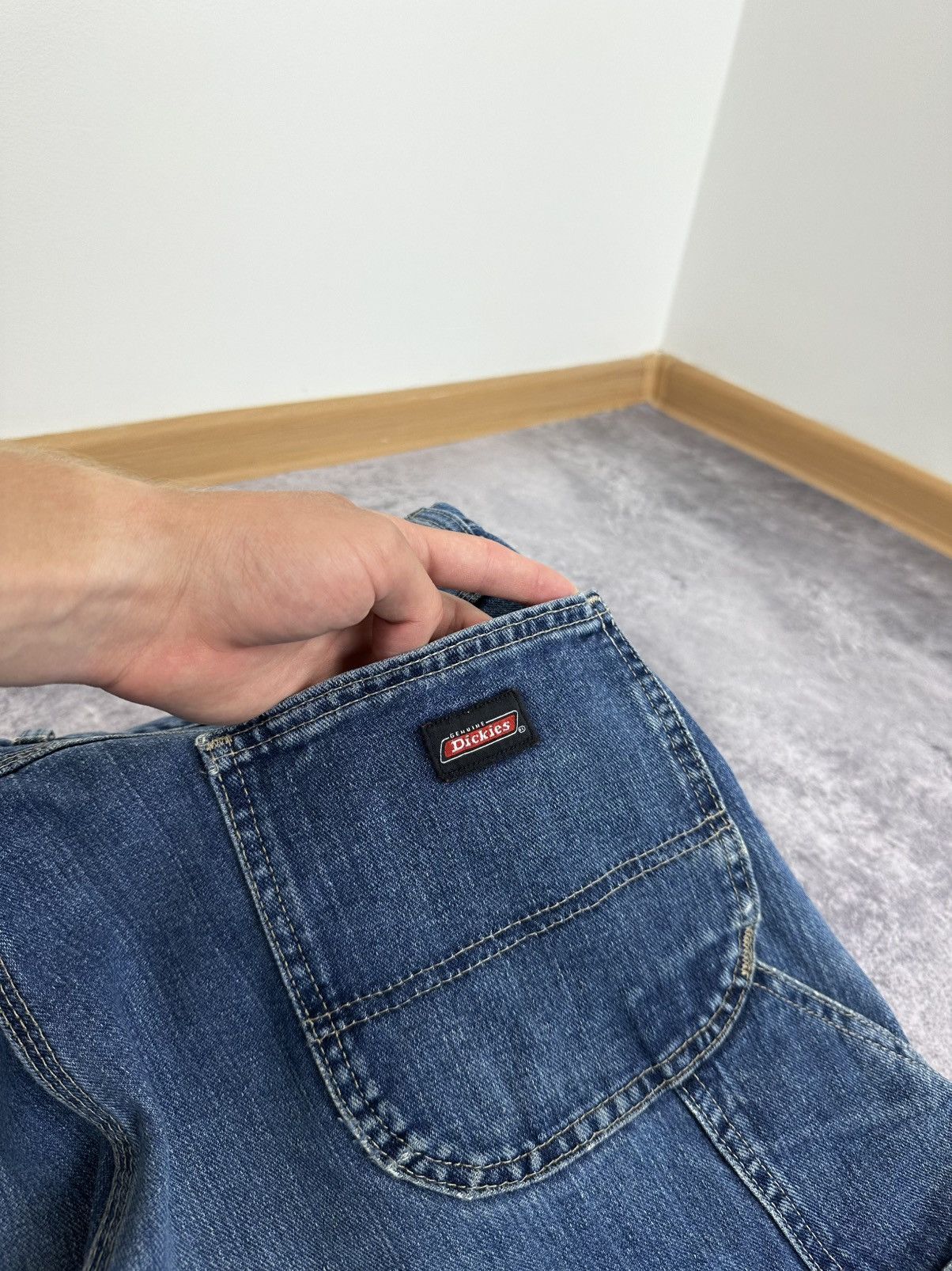 Dickies Vintage Dickies USA Denim Carpenter Baggy Y2K Work Pants Size US 40 / EU 56 - 8 Thumbnail
