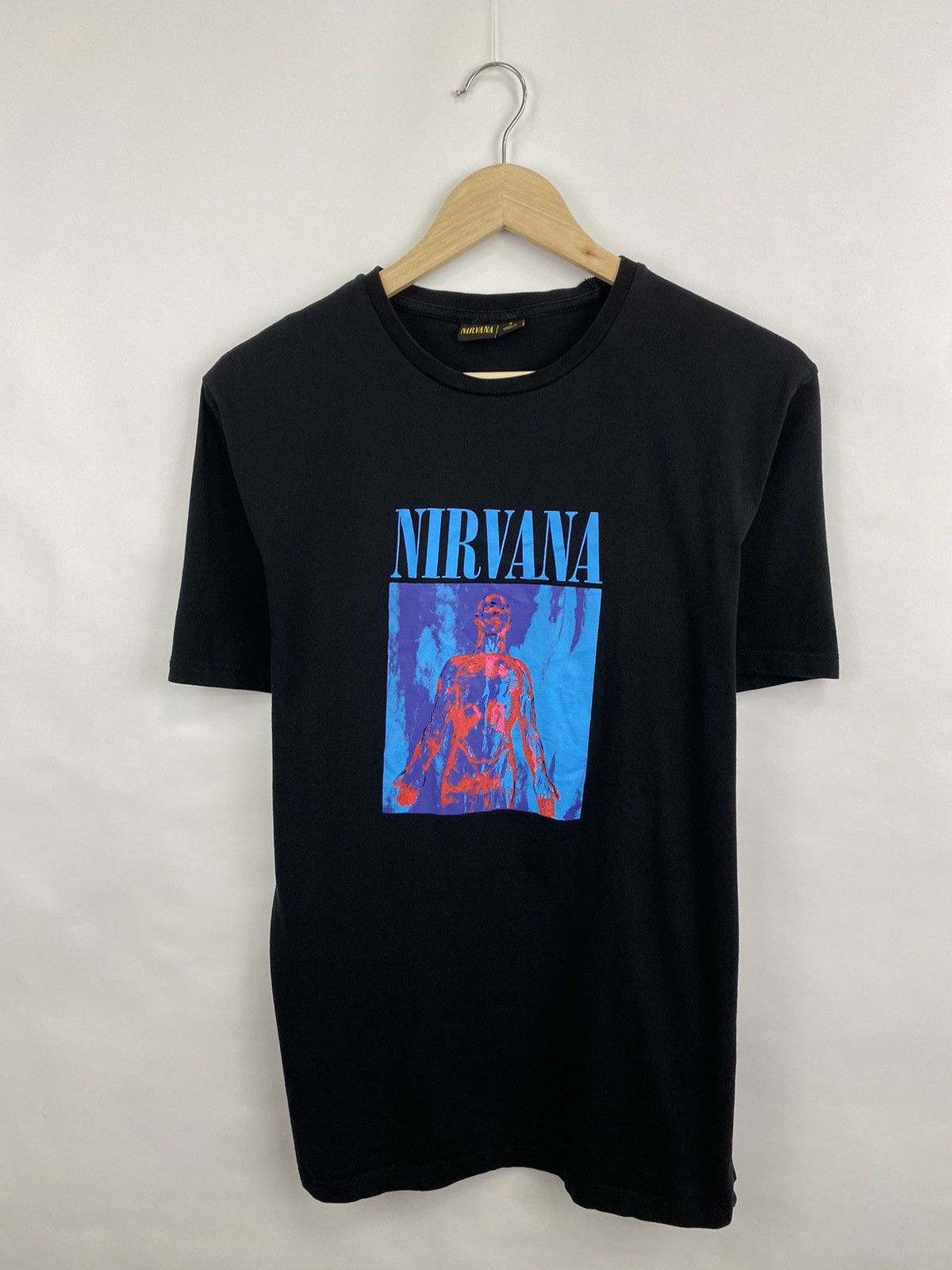 Nirvana 🇺🇸 Y2K Kurt Cobain Nirvana T-Shirt Rare Retro Hype Size US M / EU 48-50 / 2 - 2 Thumbnail