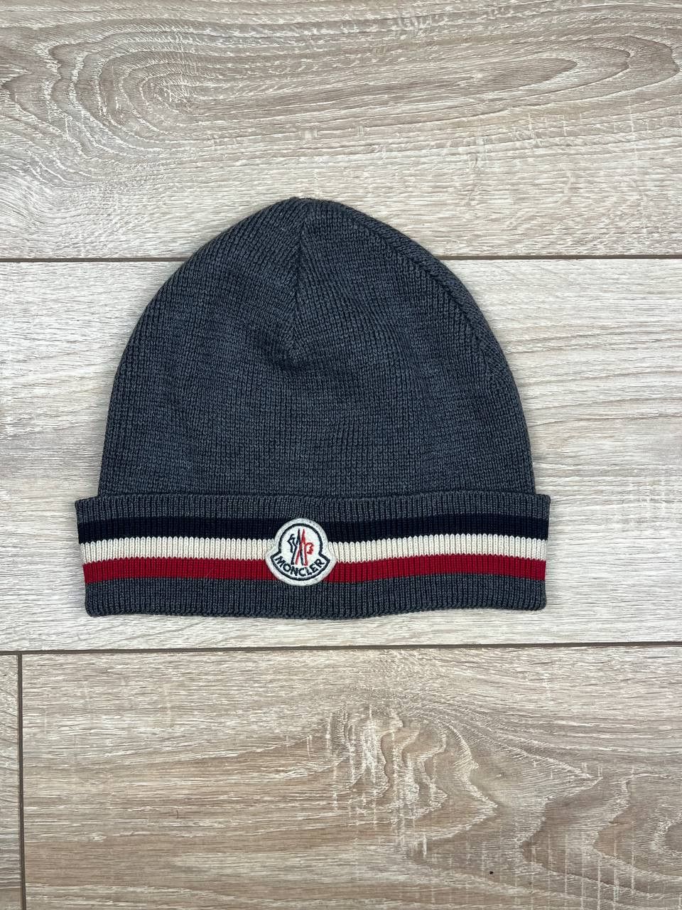 Moncler Moncler grey wool beanie made in Italy Size ONE SIZE - 1 Thumbnail