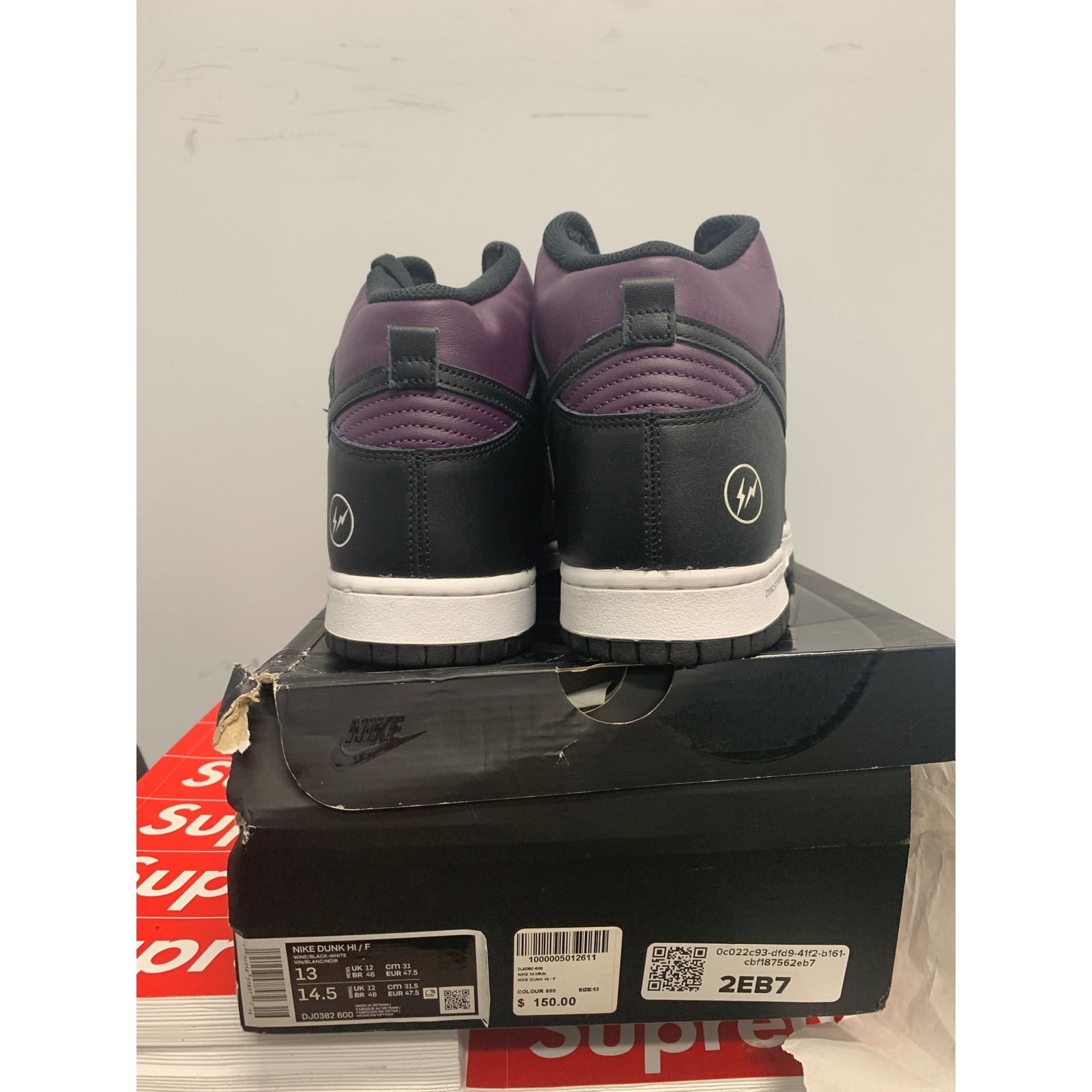 Nike Nike Dunk High Fragment Beijing Size 13 BRAND NEW SHIPS NOW Size US 13 / EU 46 - 3 Thumbnail