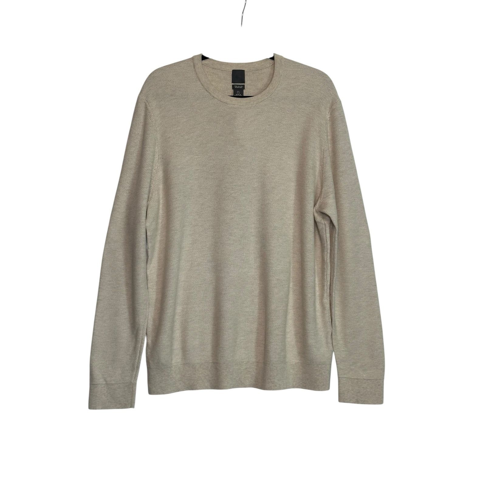 H&M H&M beige long sleeves crew neck sweater size large Size US M / EU 48-50 / 2 - 6 Thumbnail
