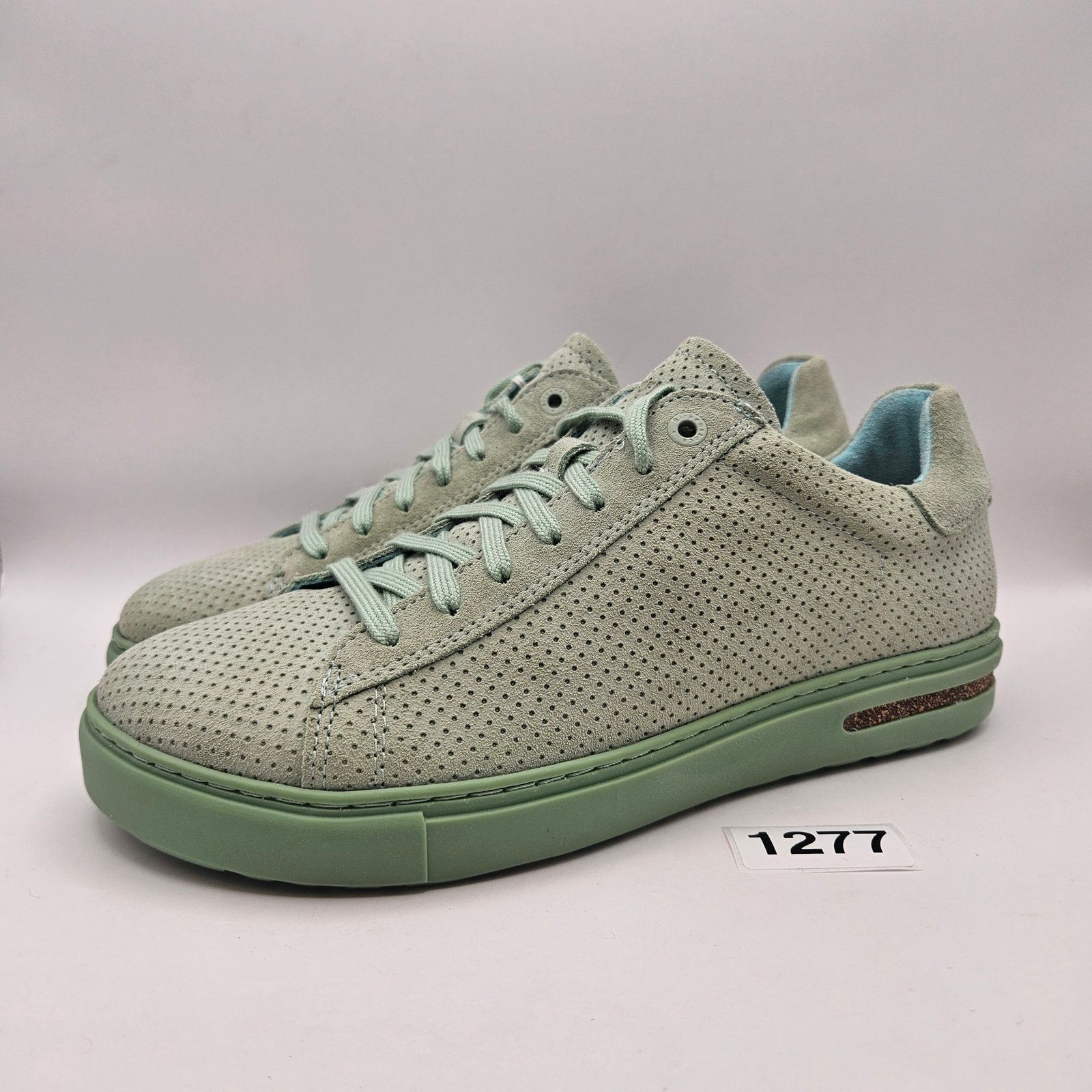 Birkenstock BIRKENSTOCK WOMEN'S 9 BEND LOW SUEDE MATCHA SNEAKER Size US 9 / IT 39 - 1 Thumbnail