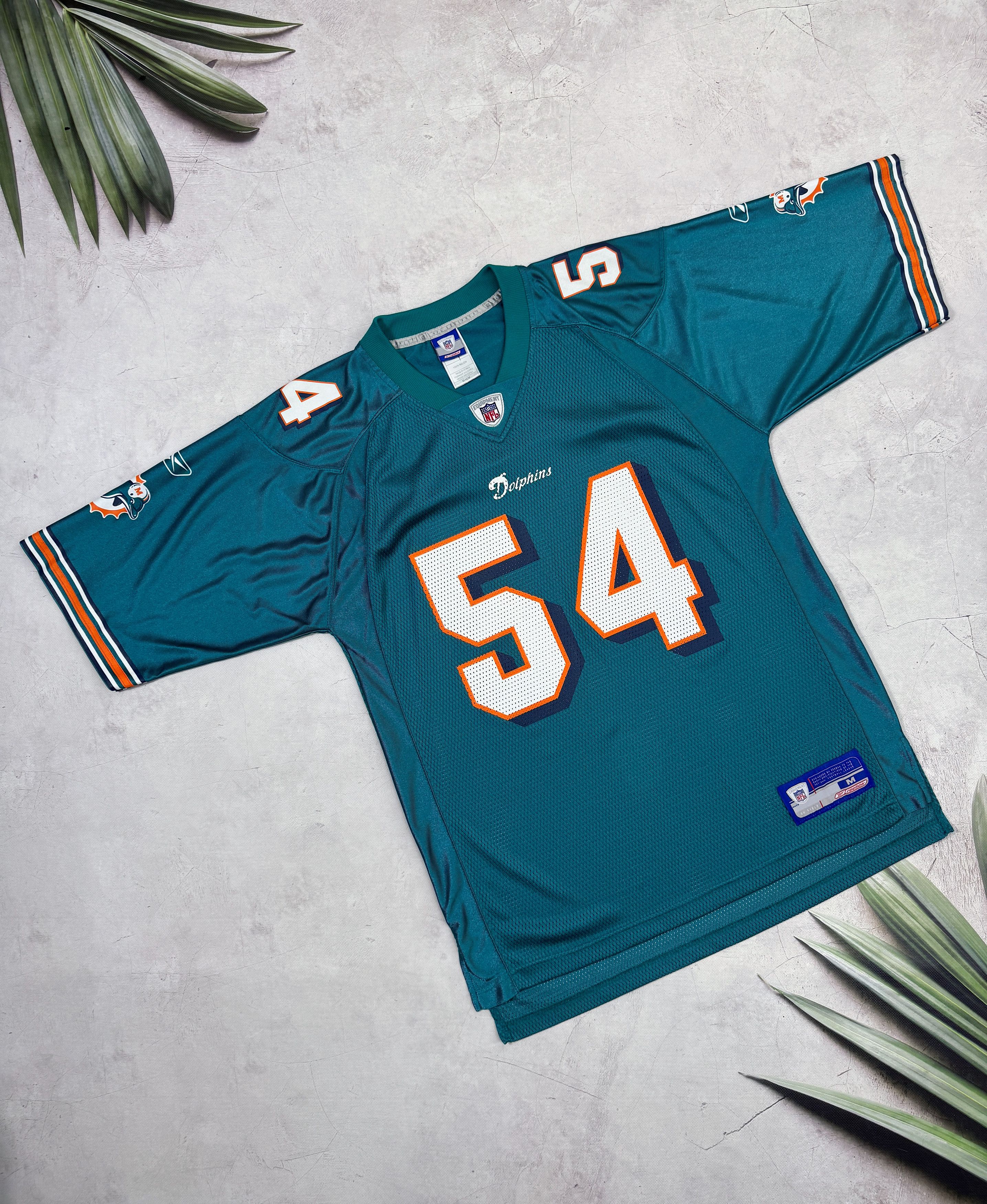 NFL Vintage Miami Dolphins NFL Jersey #54 THOMAS by Reebok Size US M / EU 48-50 / 2 - 2 Thumbnail