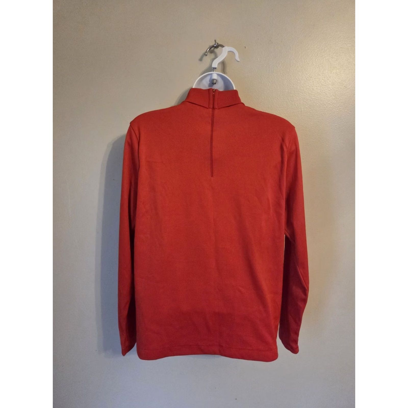 Vintage VINTAGE Montgomery Ward Red Turtleneck Long Sleeve Shirt Top Womens L 70s Size L / US 10 / IT 46 - 5 Thumbnail
