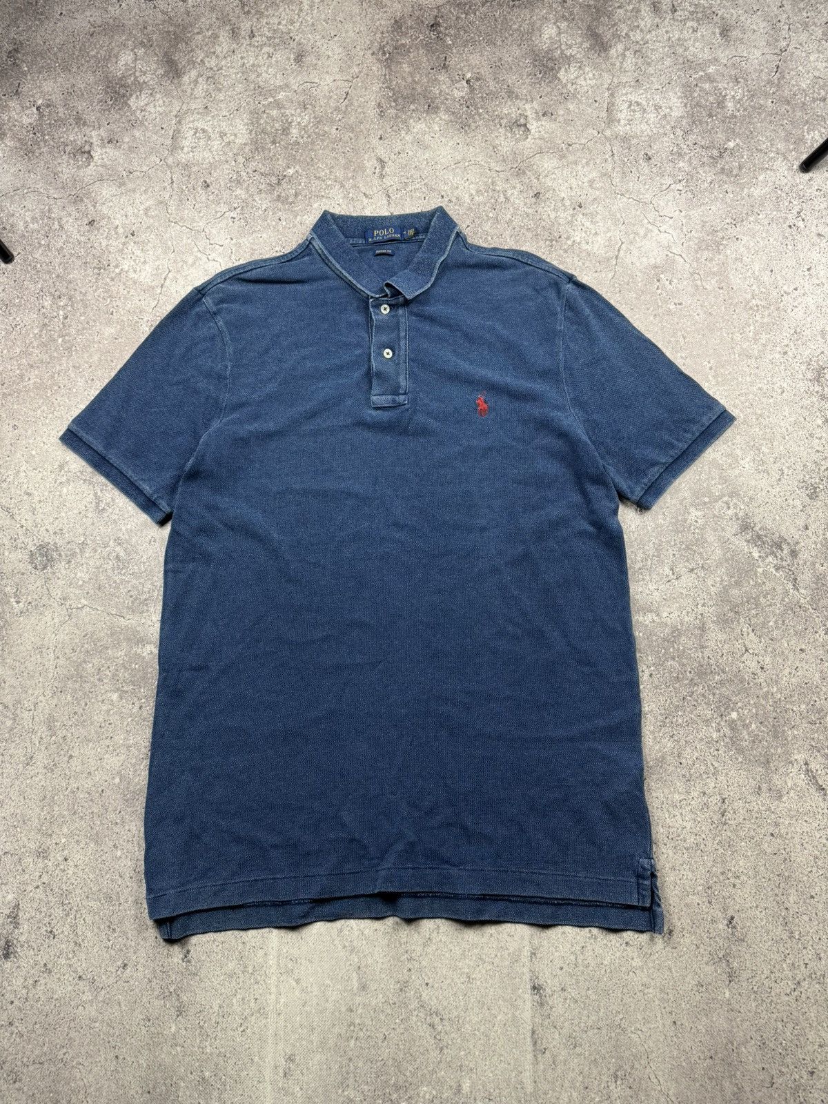 Polo Ralph Lauren POLO RALPH LAUREN VINTAGE Y2K DENIM RUGBY POLO LONGSLEEVE Size US M / EU 48-50 / 2 - 1 Thumbnail