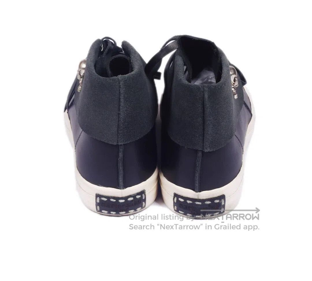 Visvim Black High-Top Sneakers with Skull Accent. Size US 11 / EU 44 - 3 Thumbnail