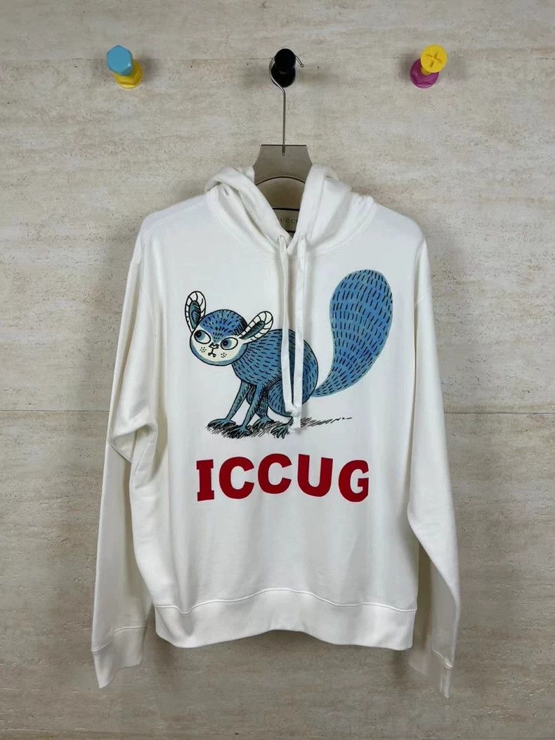 Gucci Gucci New squirrel animal hoodie 2501-Nextarrow Size US M / EU 48-50 / 2 - 1 Thumbnail