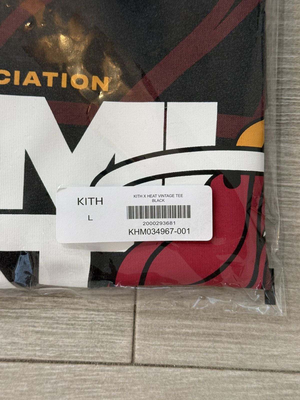 Kith × NBA KITH for NBA All-Star Miami Heat Vintage Tee Black Sz Large Size US L / EU 52-54 / 3 - 12 Thumbnail