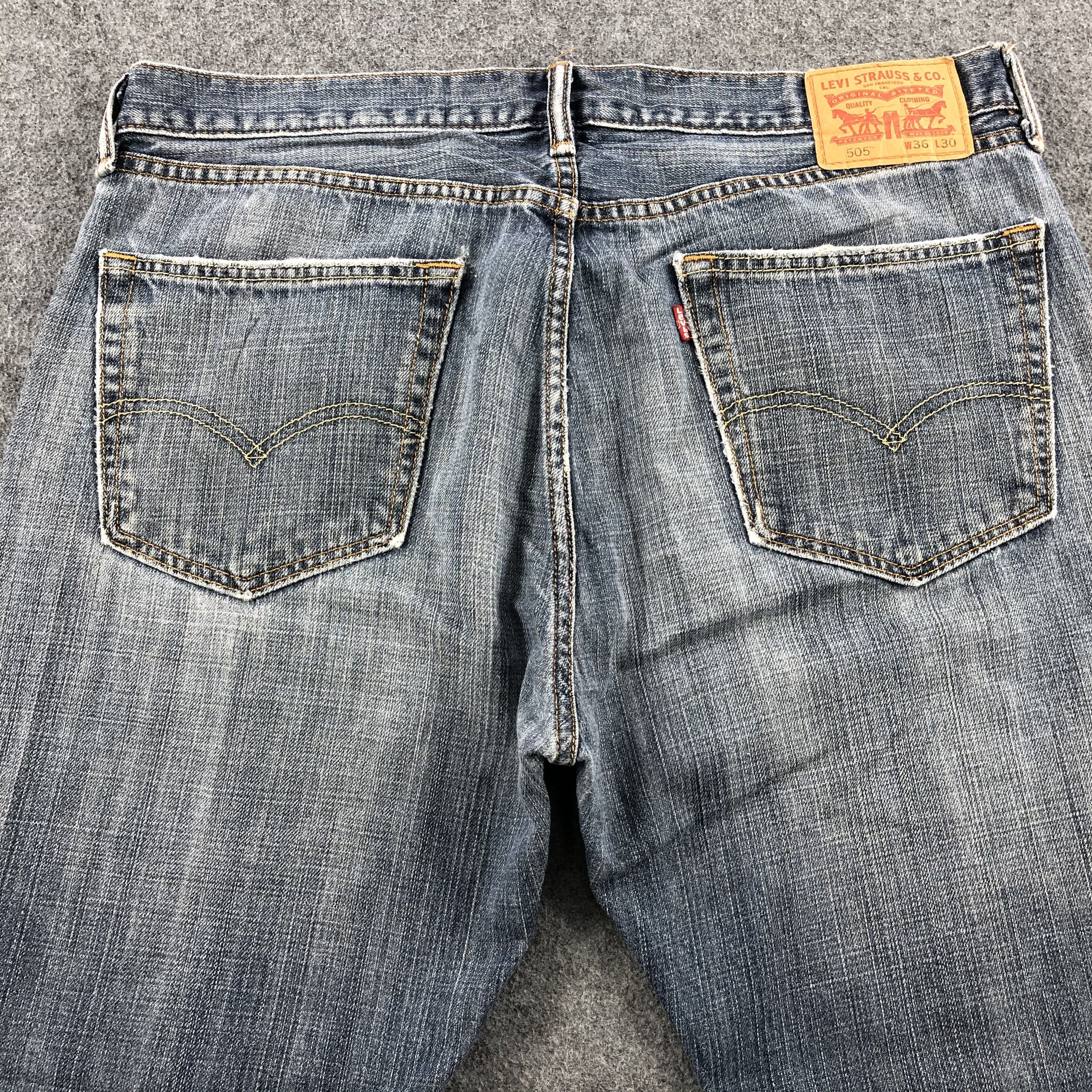 Levi's × Vintage Vintage Blue Wash Levis 505 Jeans-JM1754 Size US 39 - 4 Thumbnail