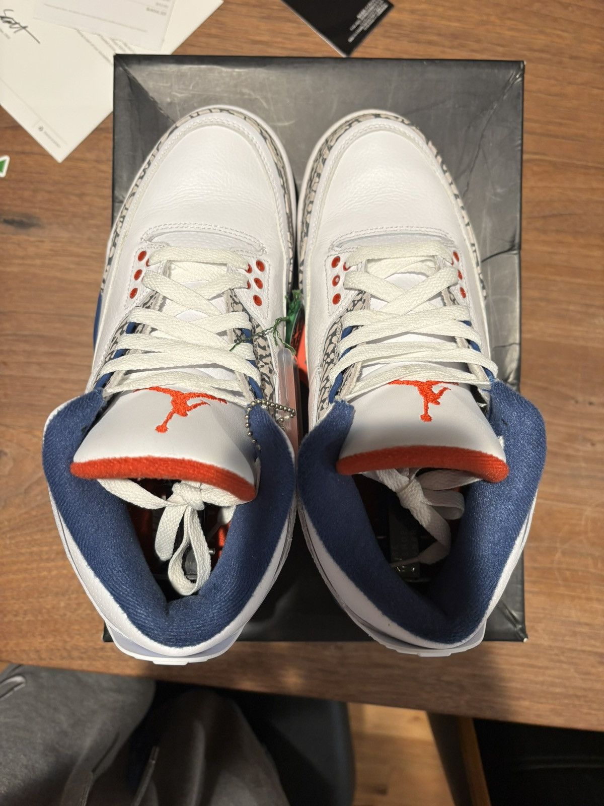 Jordan Brand Jordan 3 Retro Men's Size 10 True Blue 2016, Preowned Size US 8 / EU 41 - 3 Thumbnail