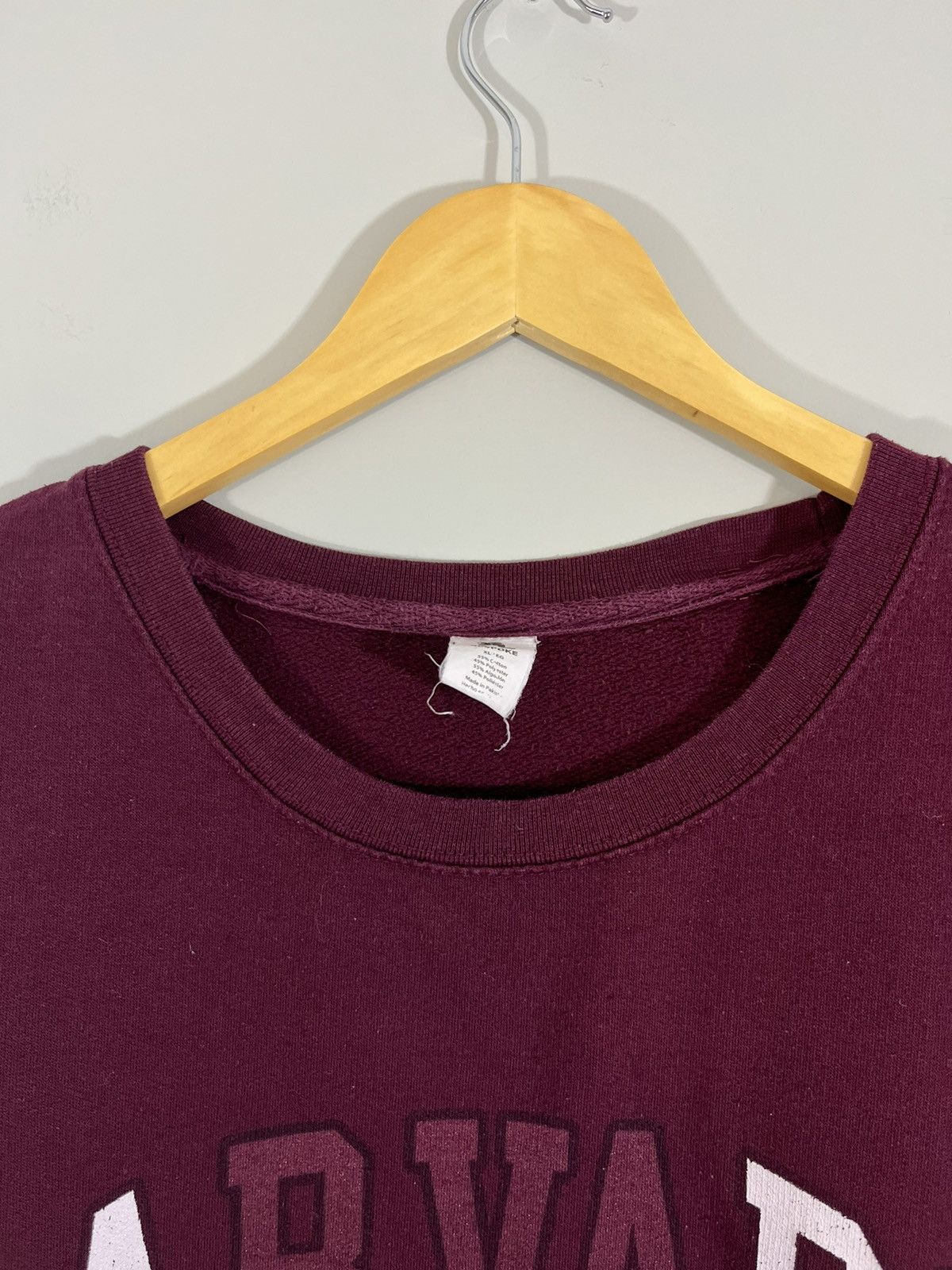 Vintage HARD Faded Distressed Harvard University Crewneck Size US XL / EU 56 / 4 - 4 Thumbnail