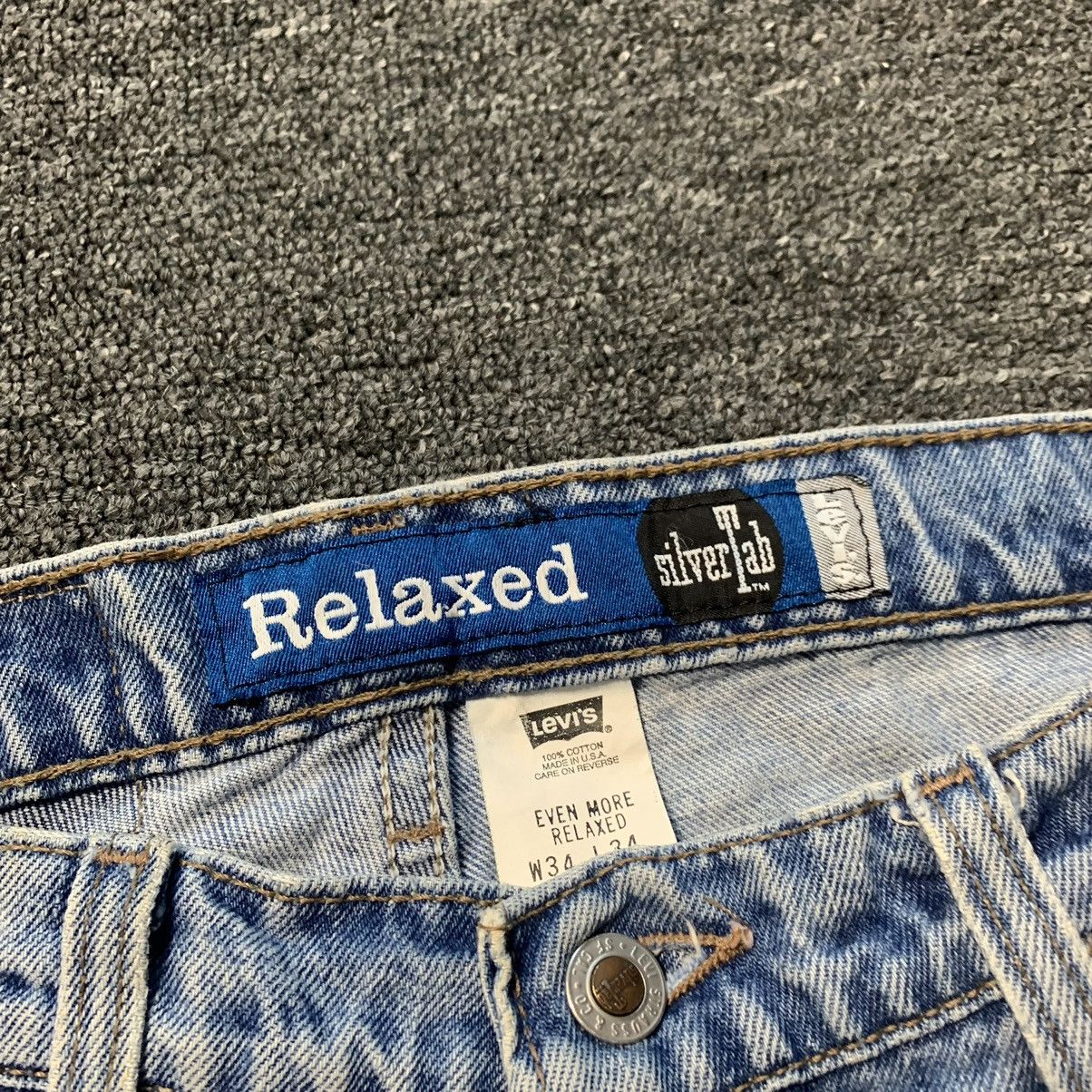 Levi's Vintage Levi’s Silvertab + Relaxed Jeans Size US 34 / EU 50 - 9 Thumbnail