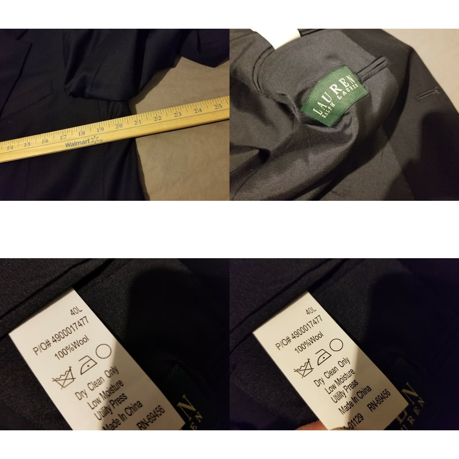 Ralph Lauren VINTAGE? Mens Polo Ralph Lauren Sports Jacket 40L Navy Blue Polo Ralph Lauren Sport 3-in-1 Blazer Wool Blue Mens 40L Blazer Sports Jacket Size US L / EU 52-54 / 3 - 8 Thumbnail