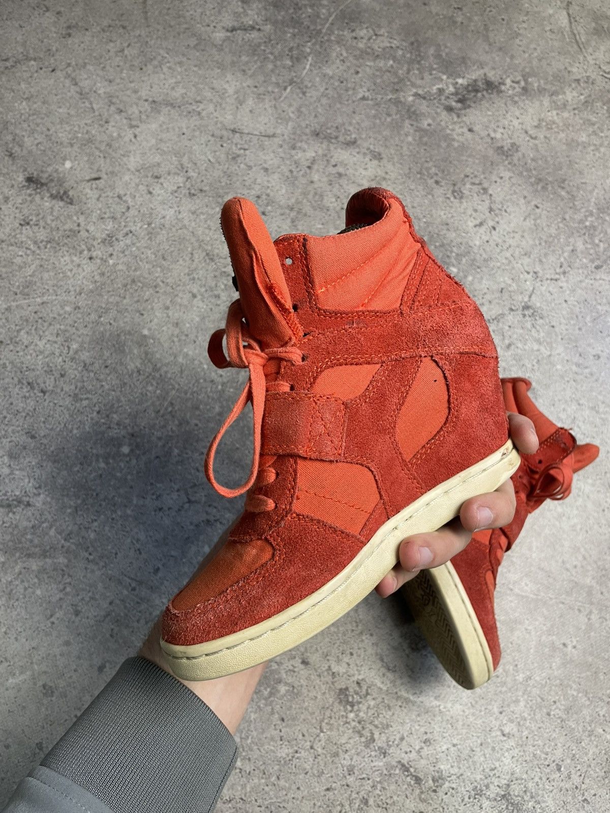 ASH 📌 Crazy ASH Isabel Marant Style Bekett Wedge Y2K Sneakers Size US 6 / IT 36 - 4 Thumbnail