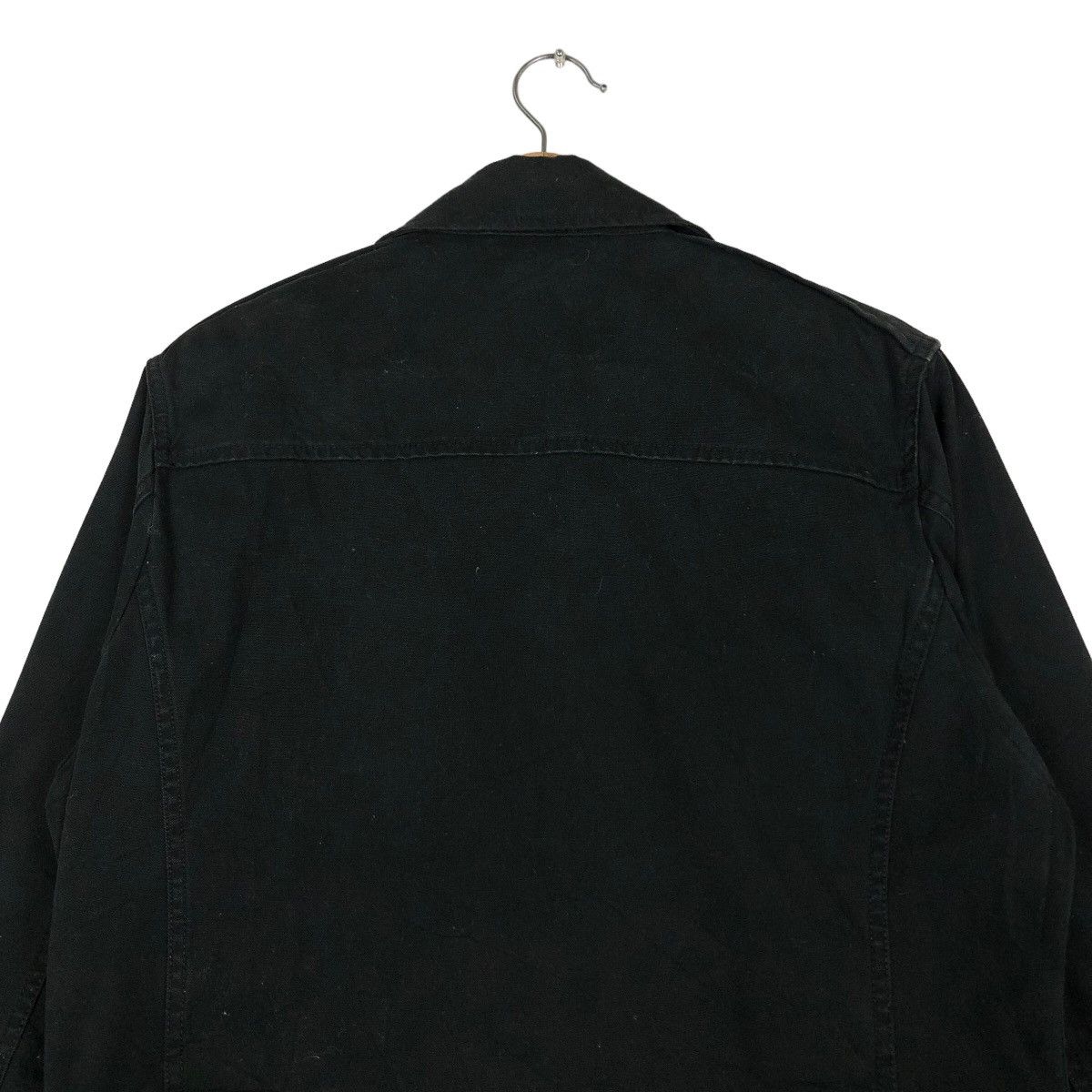 Japanese Brand 🔥Vintage Chore Jacket Rich Black Uniqlo Japan Issey Miyake Size US M / EU 48-50 / 2 - 9 Thumbnail