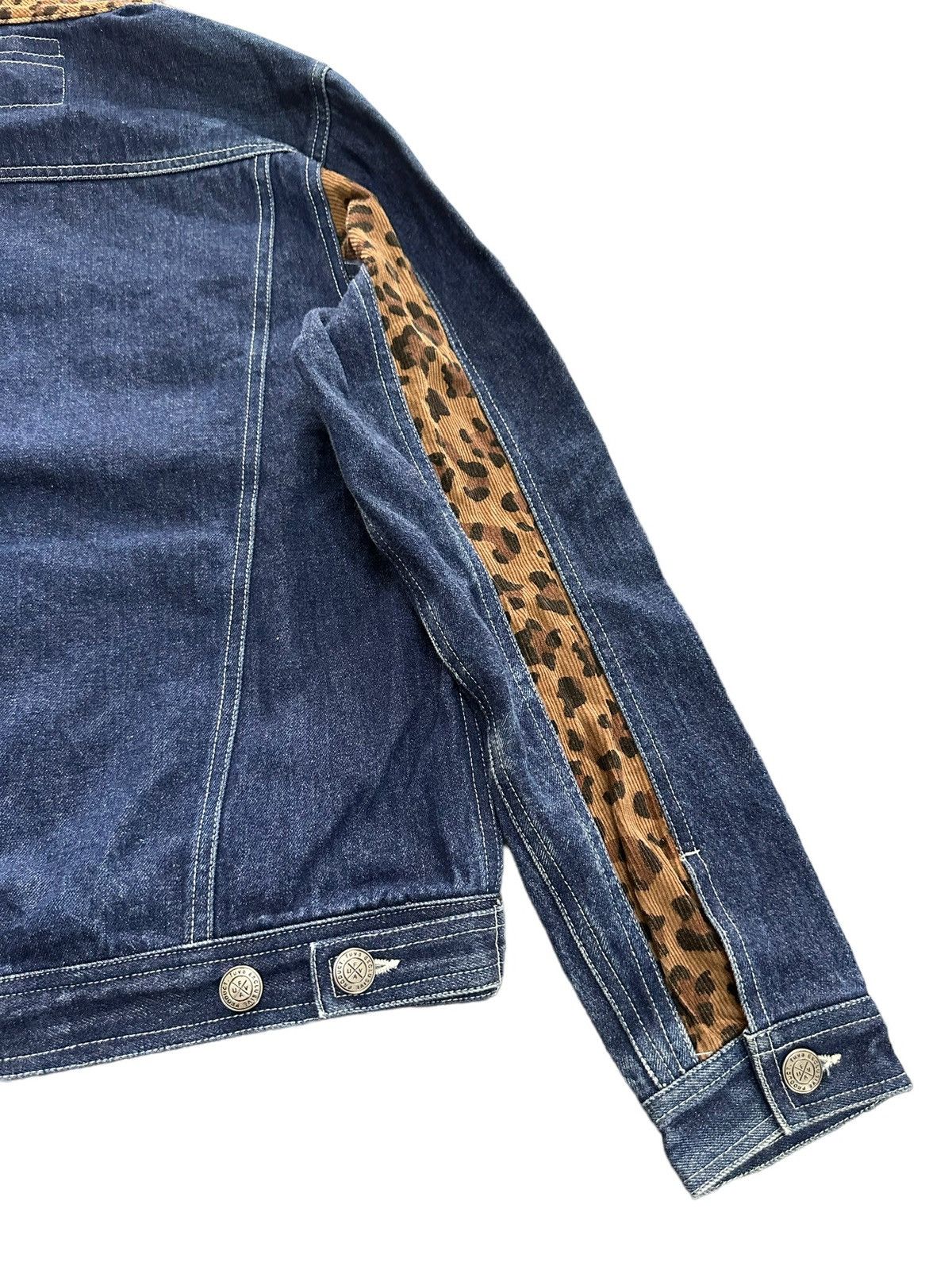 PEEL&LIFT Y2k FUVA Anarchism trucker denim jacket Size US M / EU 48-50 / 2 - 15 Thumbnail